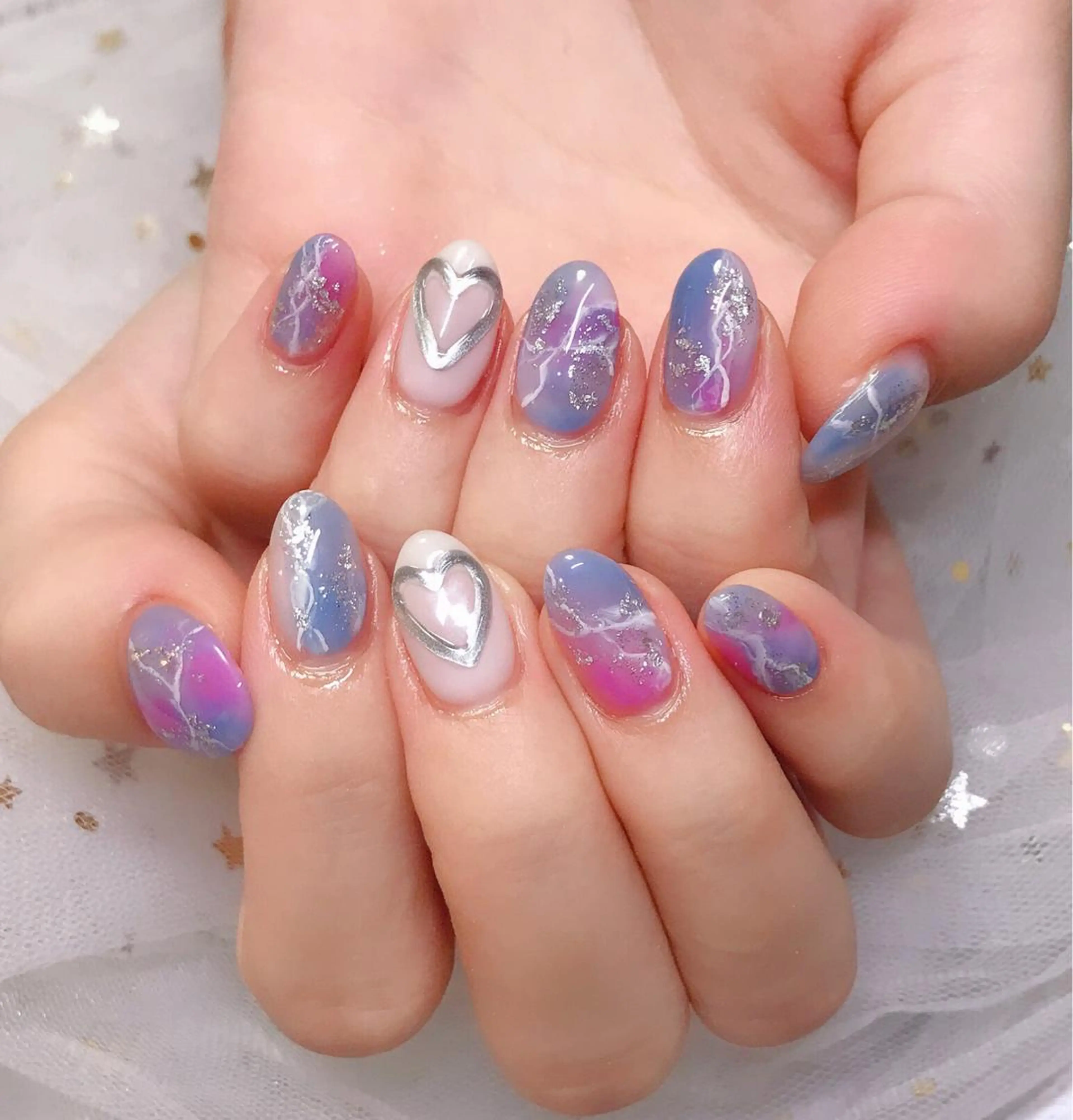 カラー ネイル Q Free nailsのネイルデザイン
