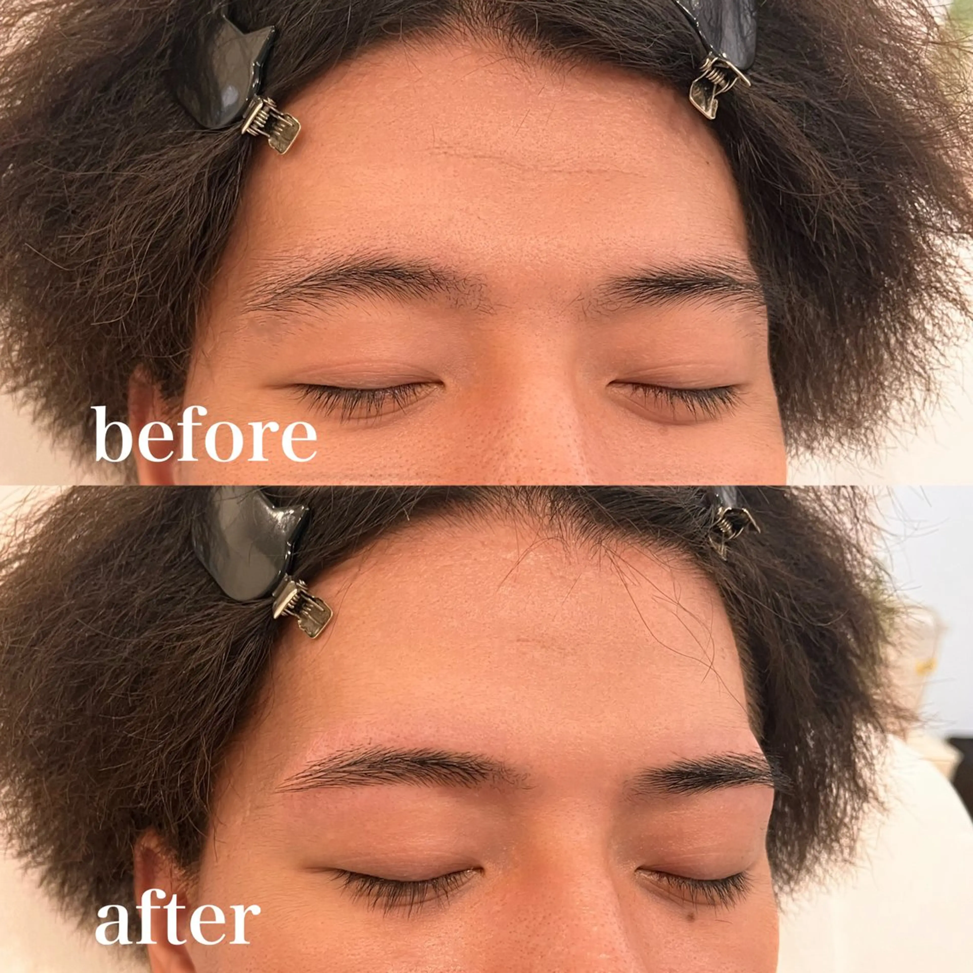 メンズ アイブロウ ワックス脱毛 眉カット その他(アイブロウ) 八田 紗希の眉毛・アイブロウイメージ