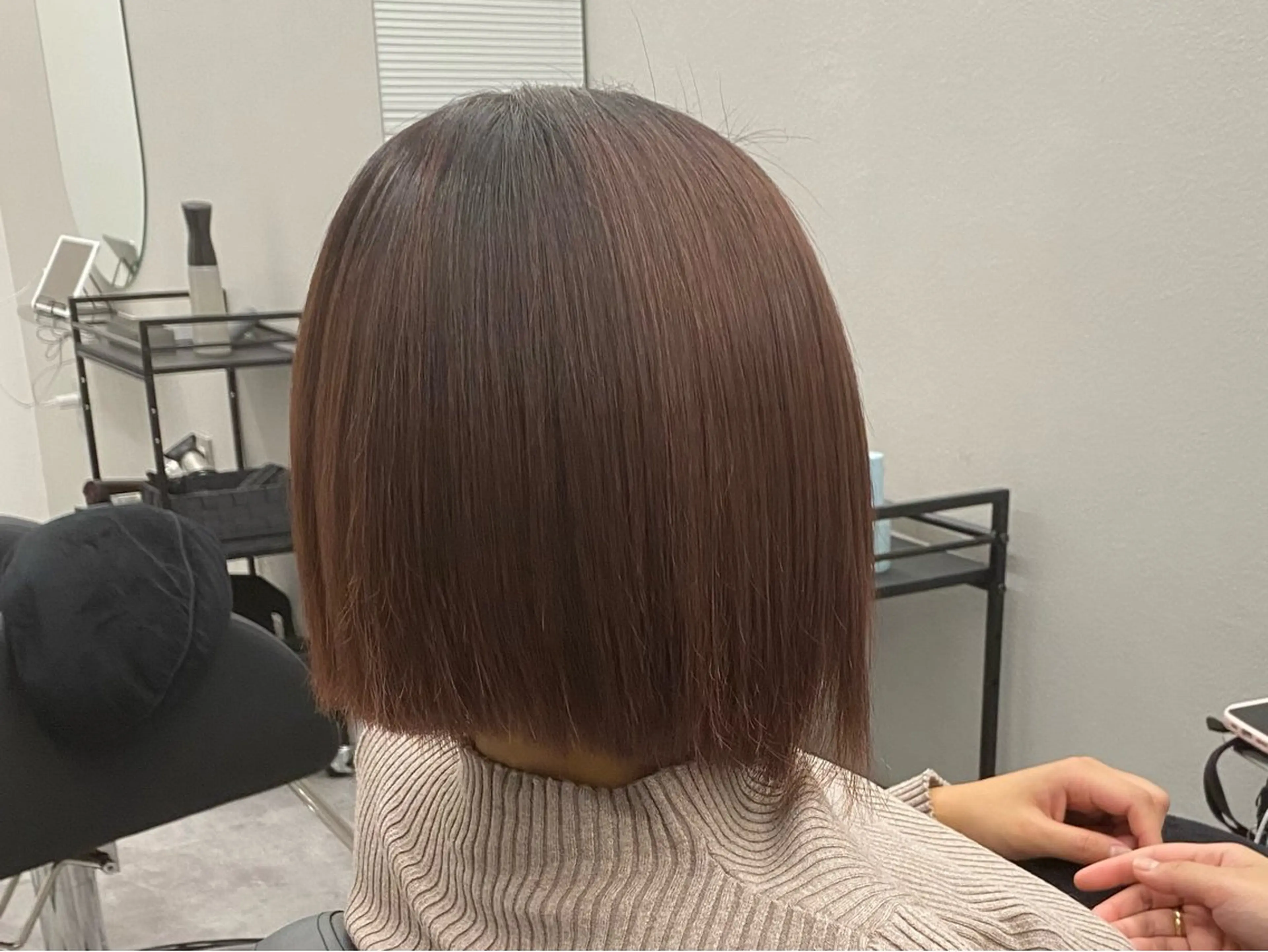 ショート カラー ブラウンカラー ココアブラウン ice prodby bloom所属・榎本 ようなのヘアスタイル