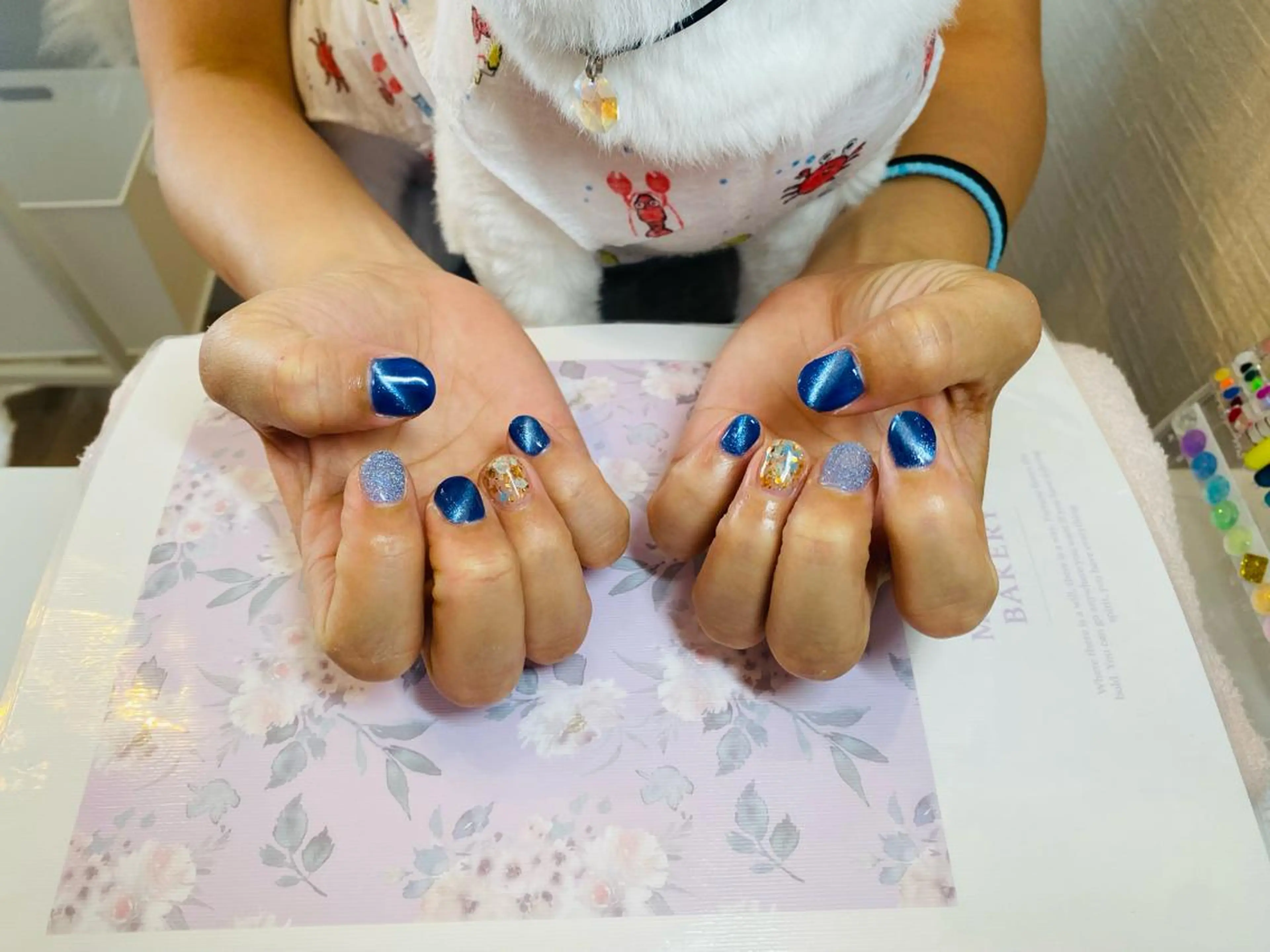 ネイル マグネットネイル ワンカラーネイル ハンドネイル Chandra nail&tarotのネイルデザイン