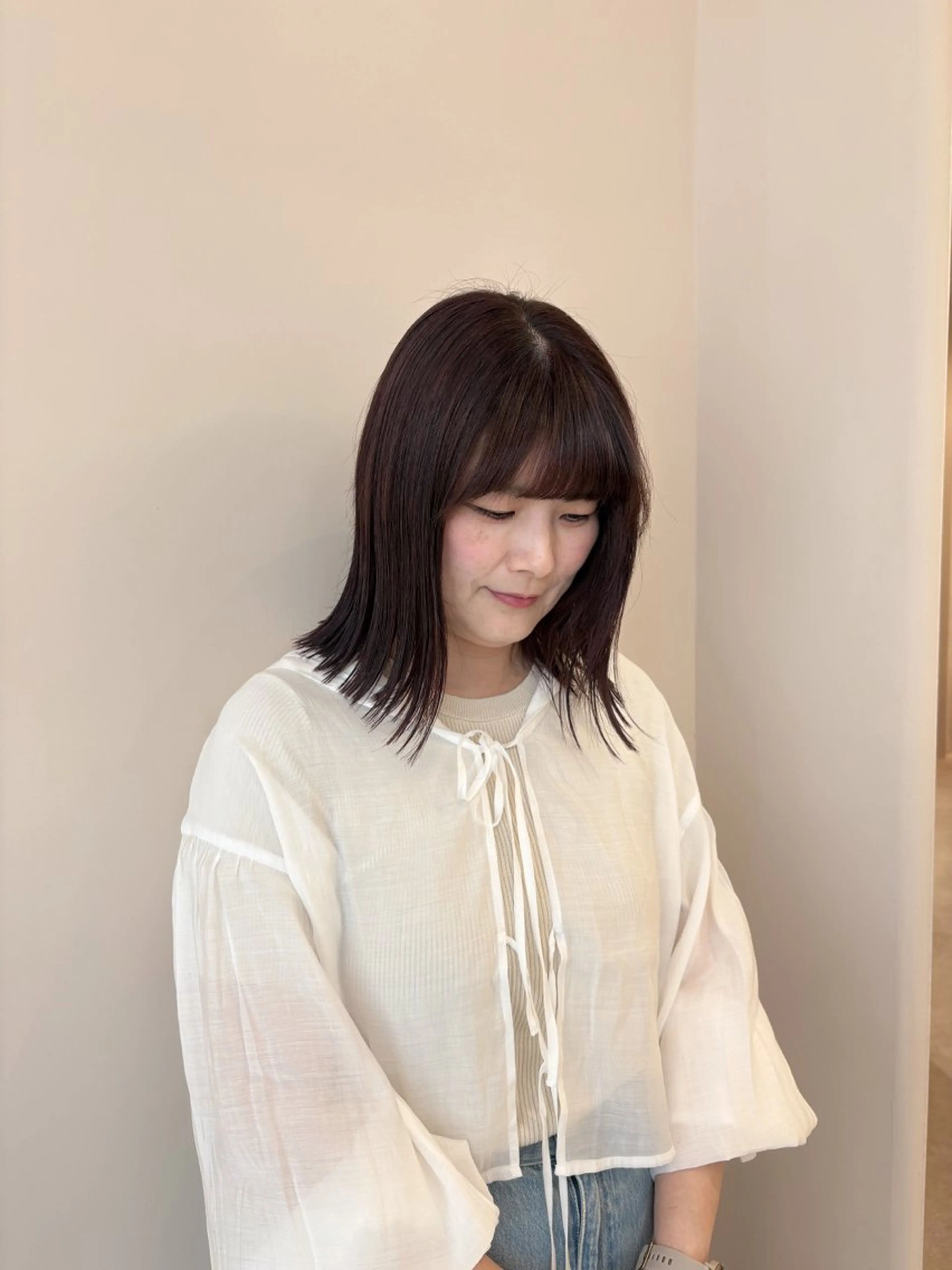 カラー ピンクカラー rilliant U’s brilliant所属・吉田 愛実のヘアスタイル