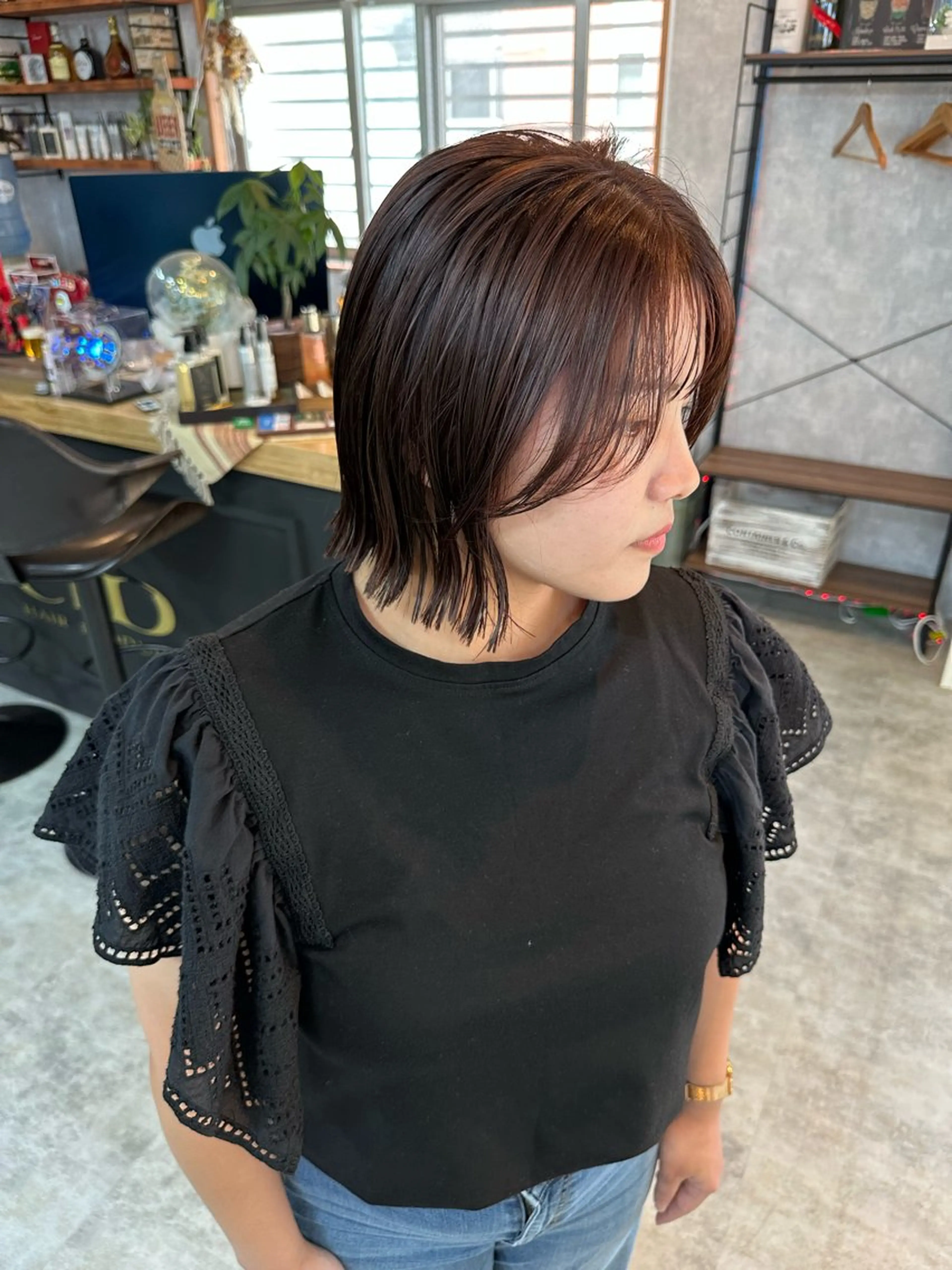ショート 切りっぱなしボブ ショートボブ ハンサムショート 丸みショート ボブ カット ヘアカラー トリートメント C’LD hair  produce /シールドヘア所属・モテ髪/ボブ/ショー ト/アダチフウトのヘアスタイル