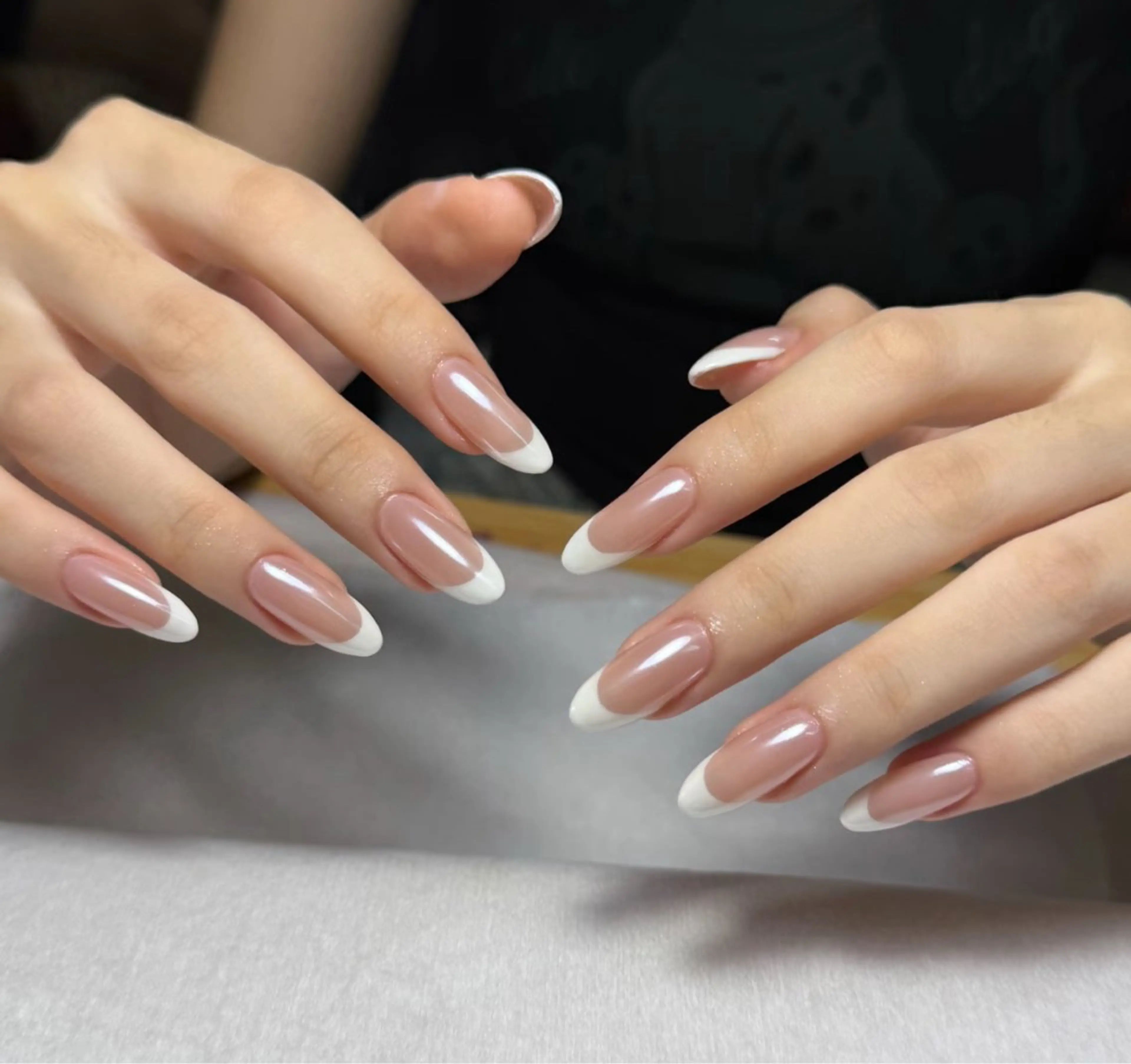 🎀チップ長さ出し+カラーフレンチ・パ一ツ2個付き「ジエルオフ無料」の写真