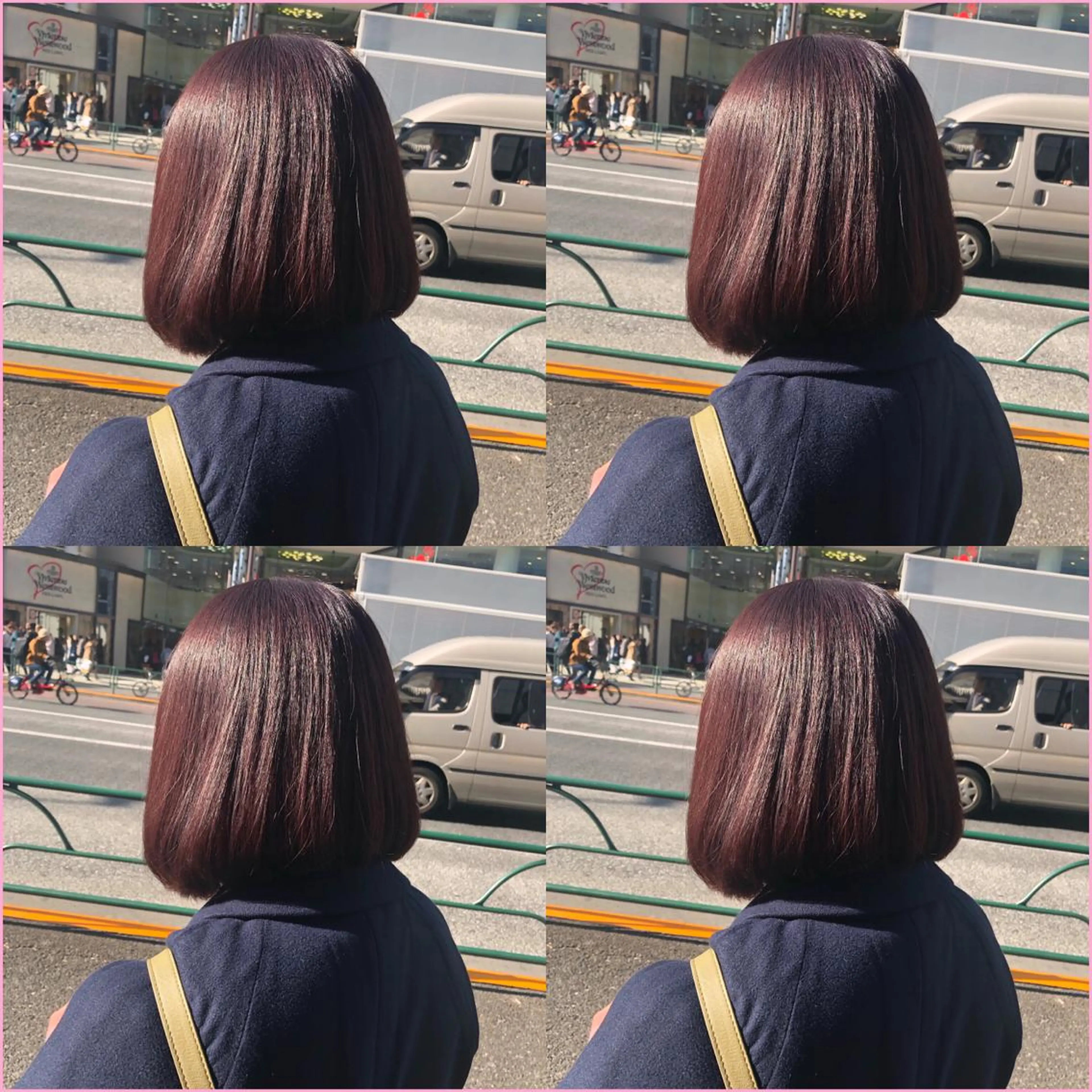 ミディアム カラー パーマ ヘアアレンジ 八巻 晴香のヘアスタイル