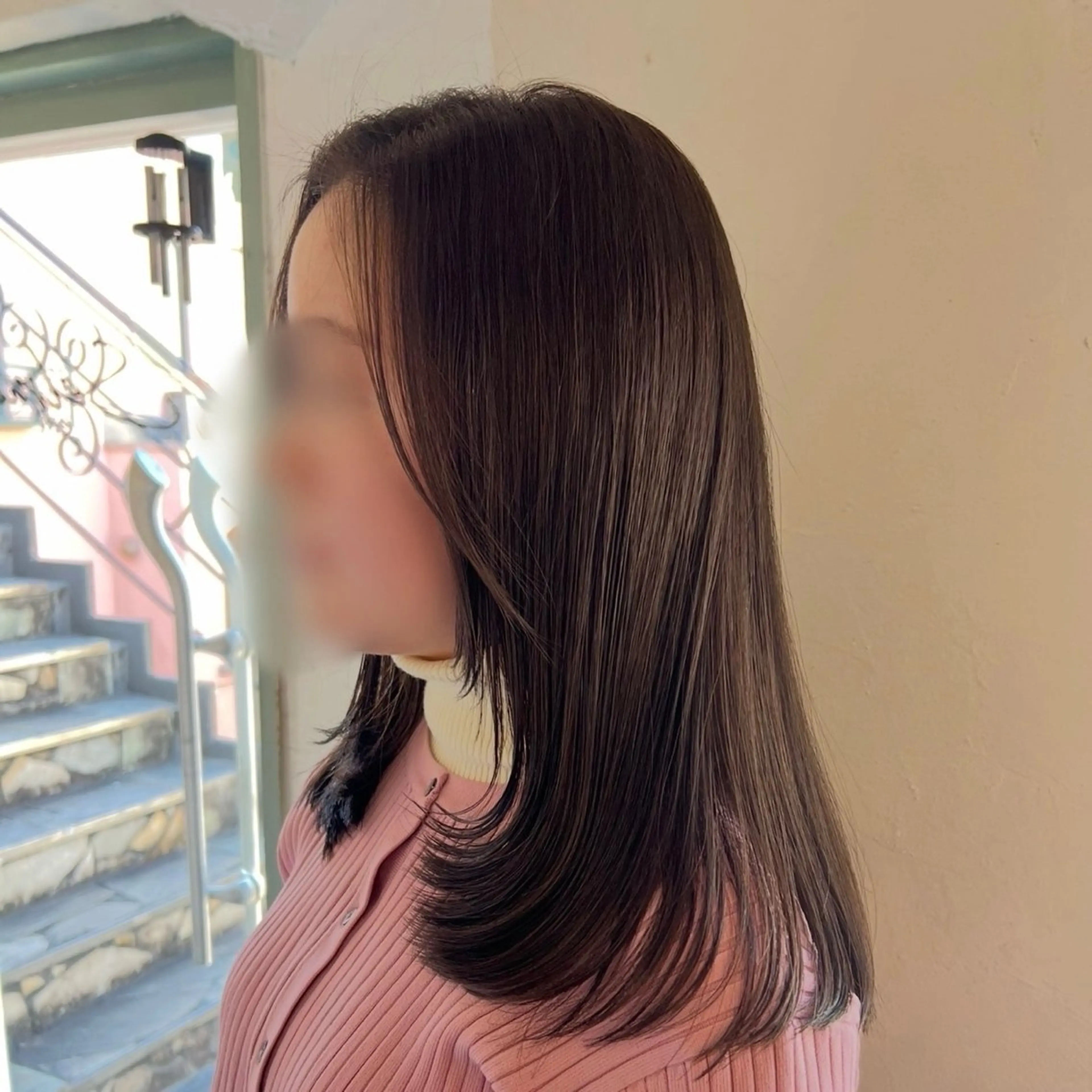 セミロング カット トリートメント 🫧 harunaのヘアスタイル