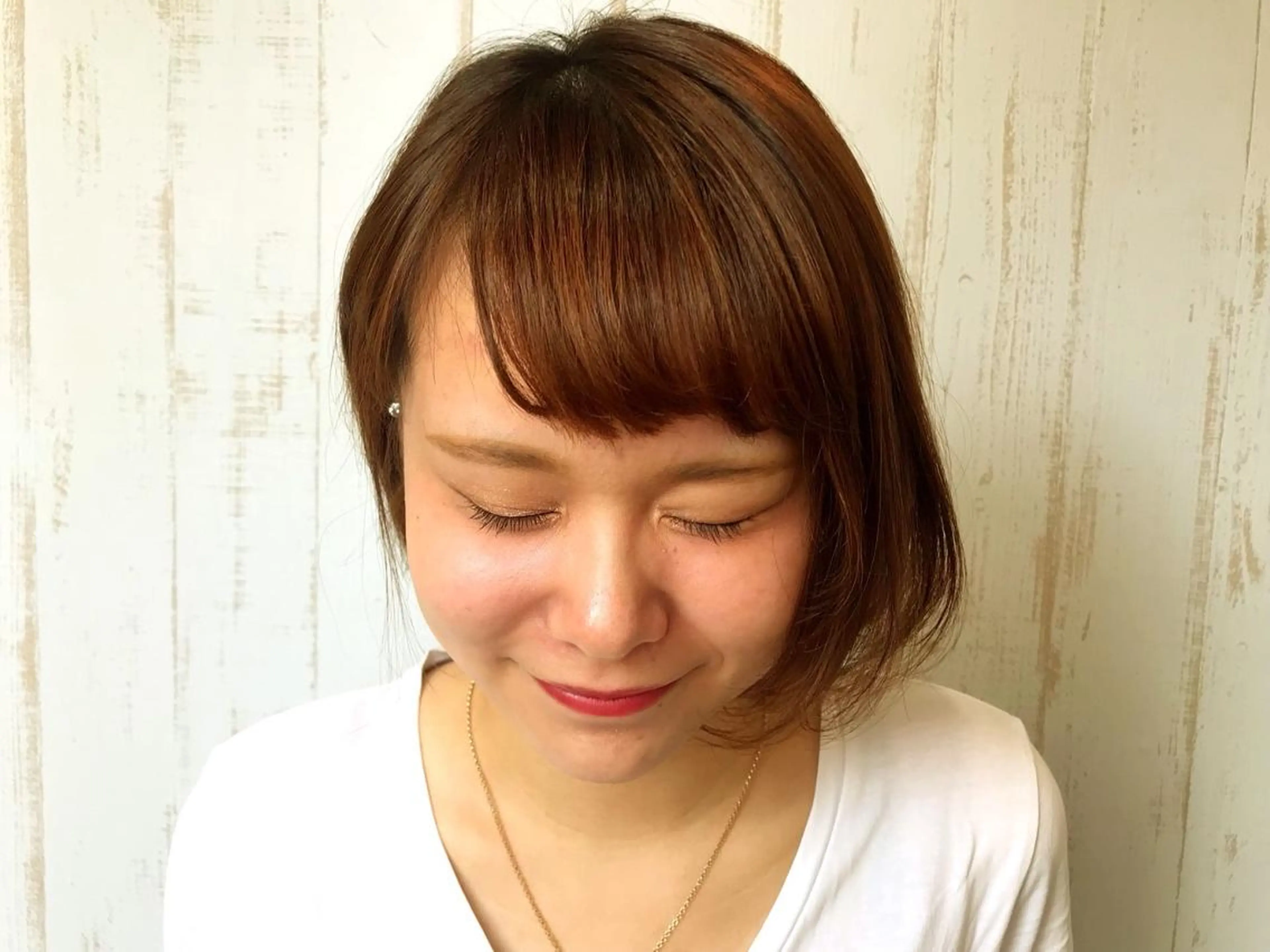 セミロング カラー ヘアアレンジ R3 Eyelash RSKのマツエク・マツパデザイン