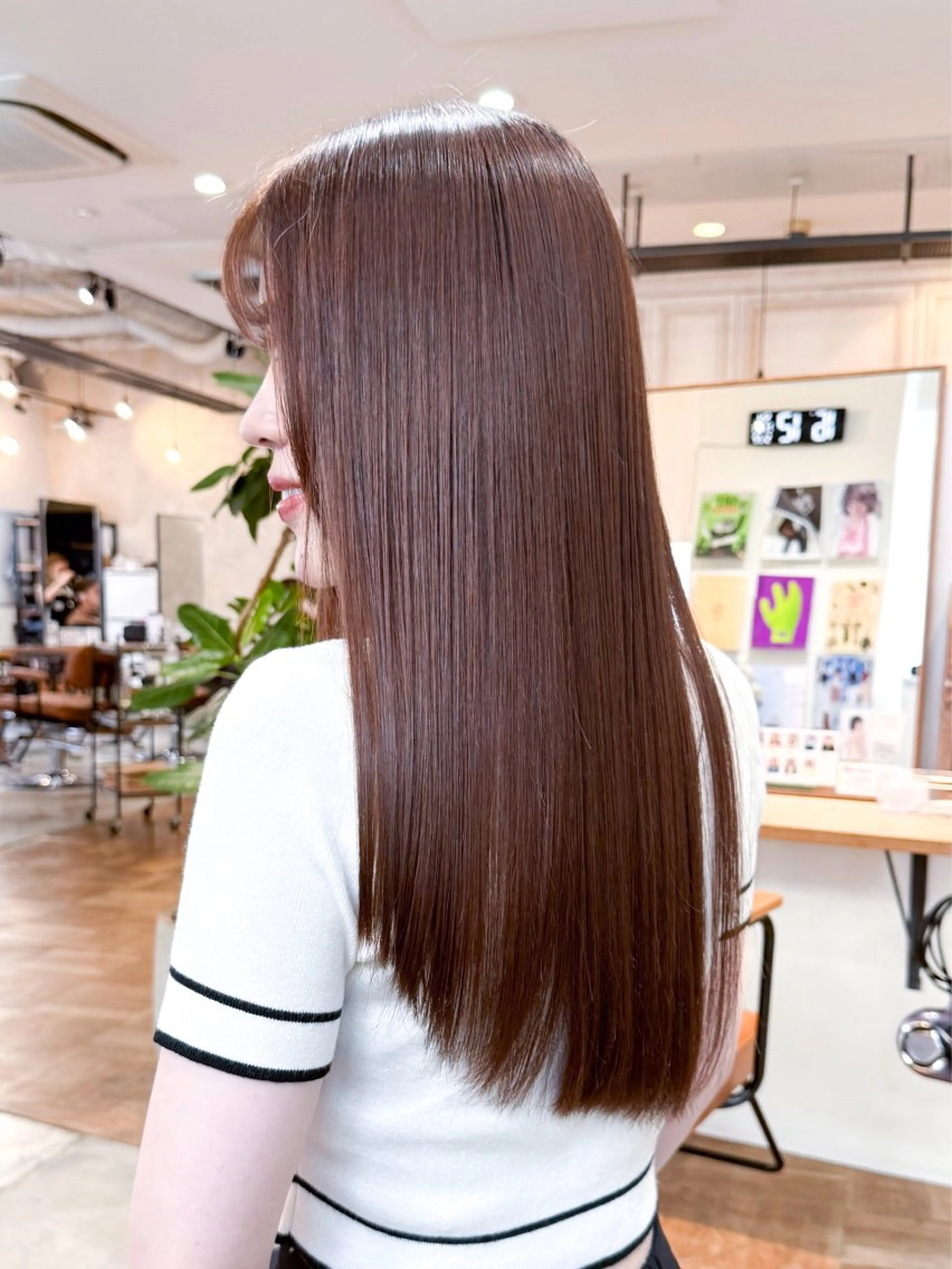 【ツヤツヤ🫧ダメージレス縮毛矯正】✨MASHUモイスチャーストレートパーマモデル✨【木曜・日曜限定】の写真