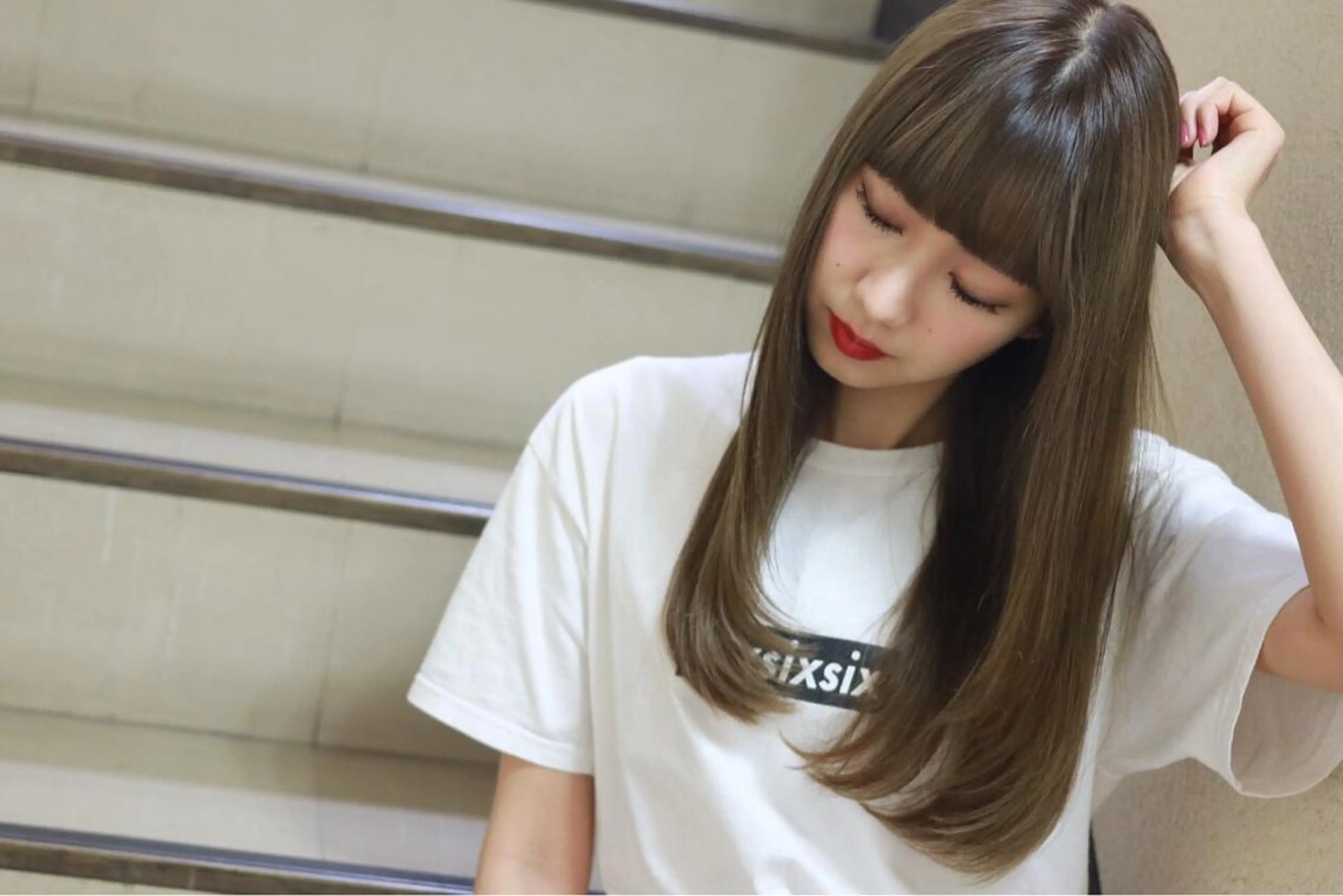 透明感カラー・ 髪質改善🩵イケダのヘアスタイル