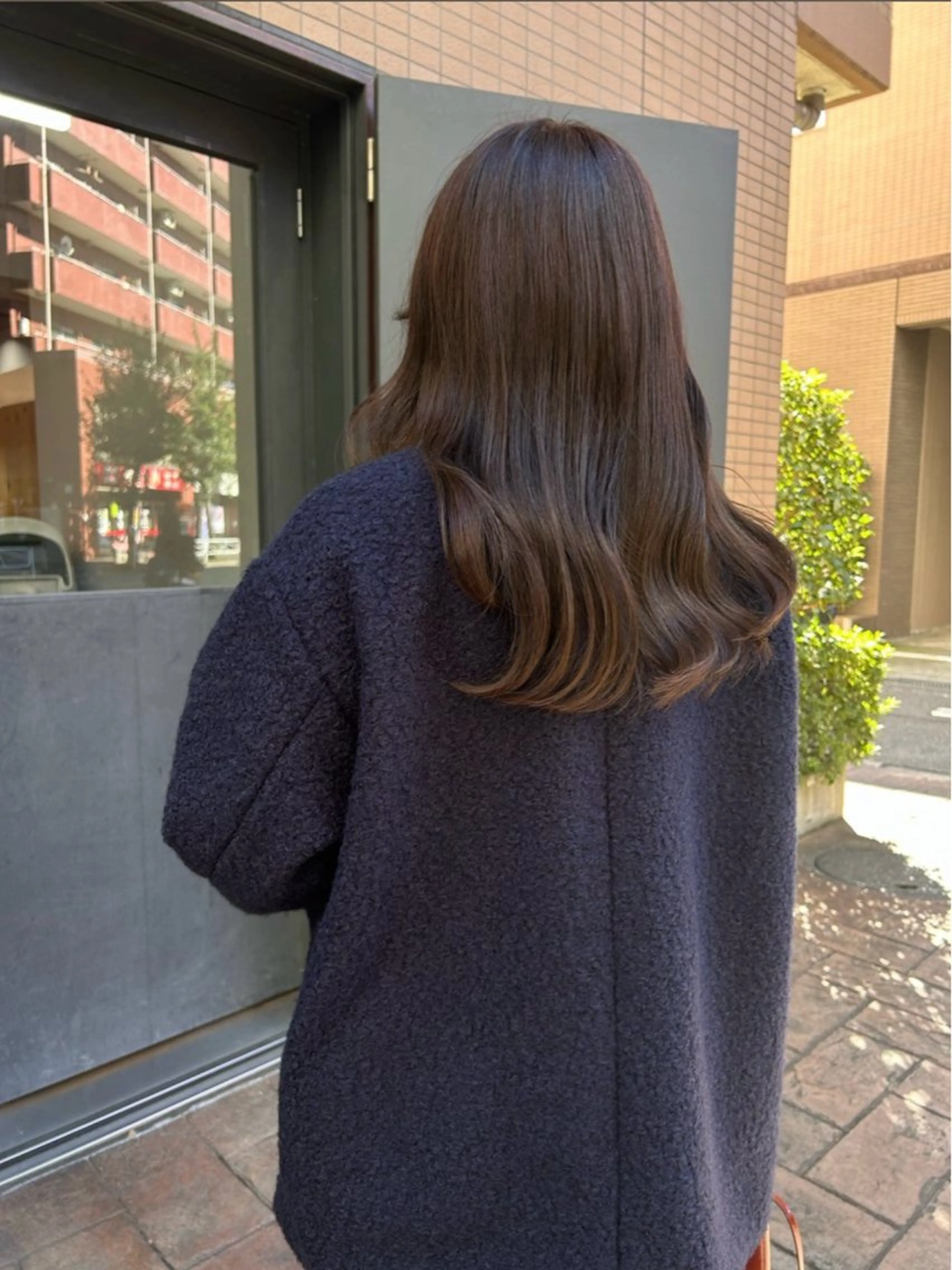 ミディアム カラー ヘアカラー トリートメント CASANE所属・ミニボブ/レイヤー 🐈⬛Rukaのヘアスタイル