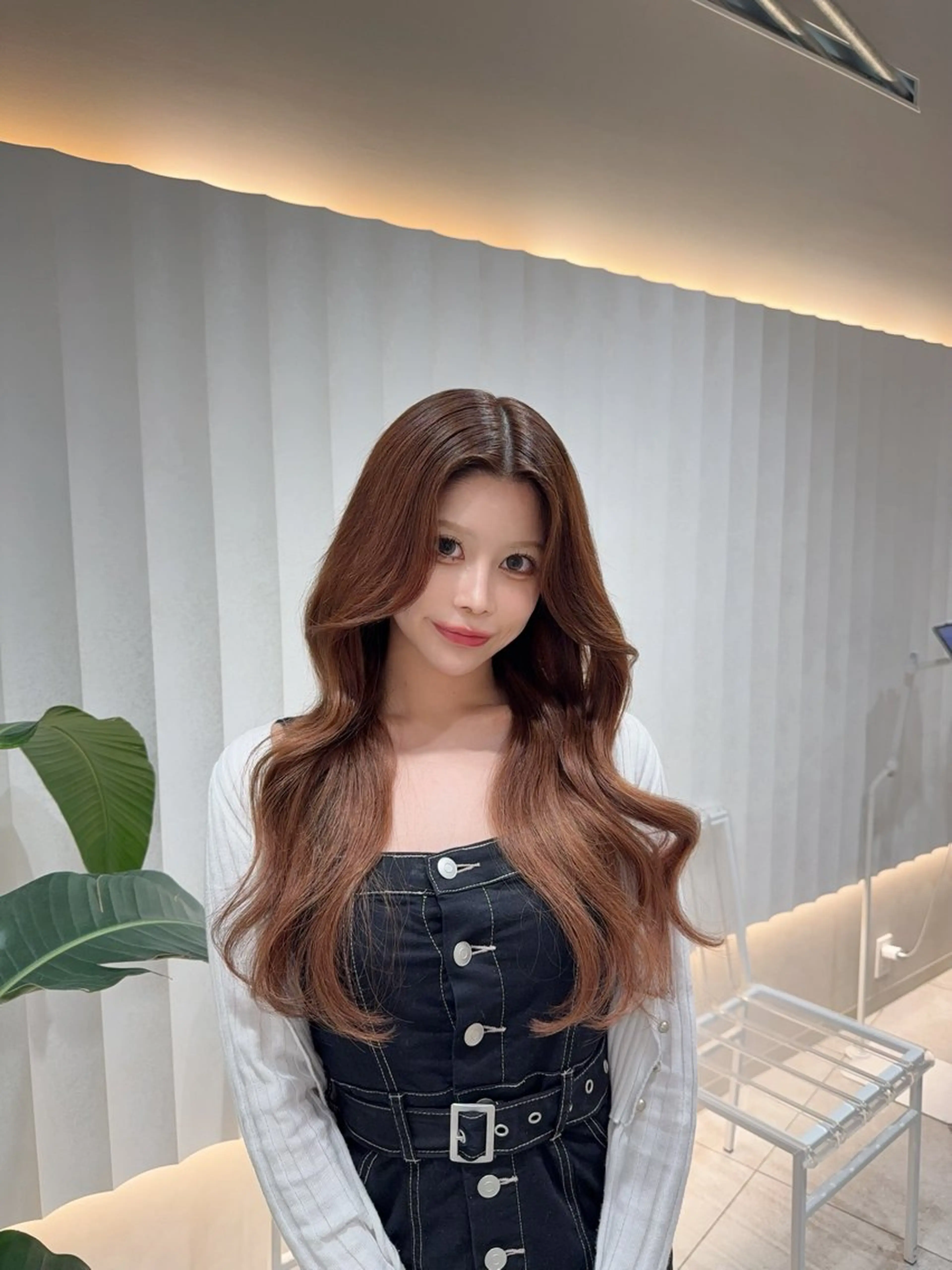 ロング カラー ベージュカラー 韓国ヘア/エクステ/ Maiのヘアスタイル