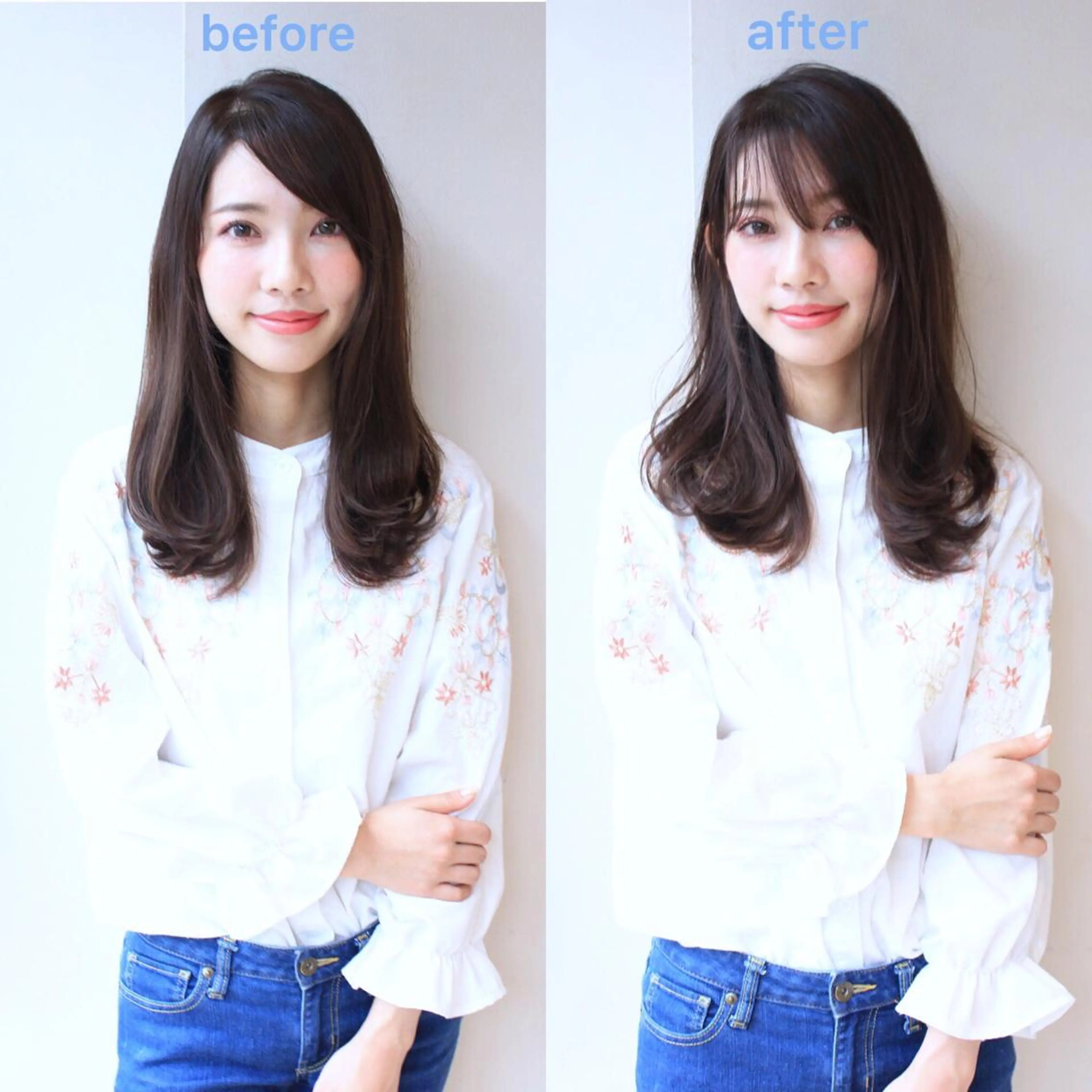 ロング 河野 薫のヘアスタイル