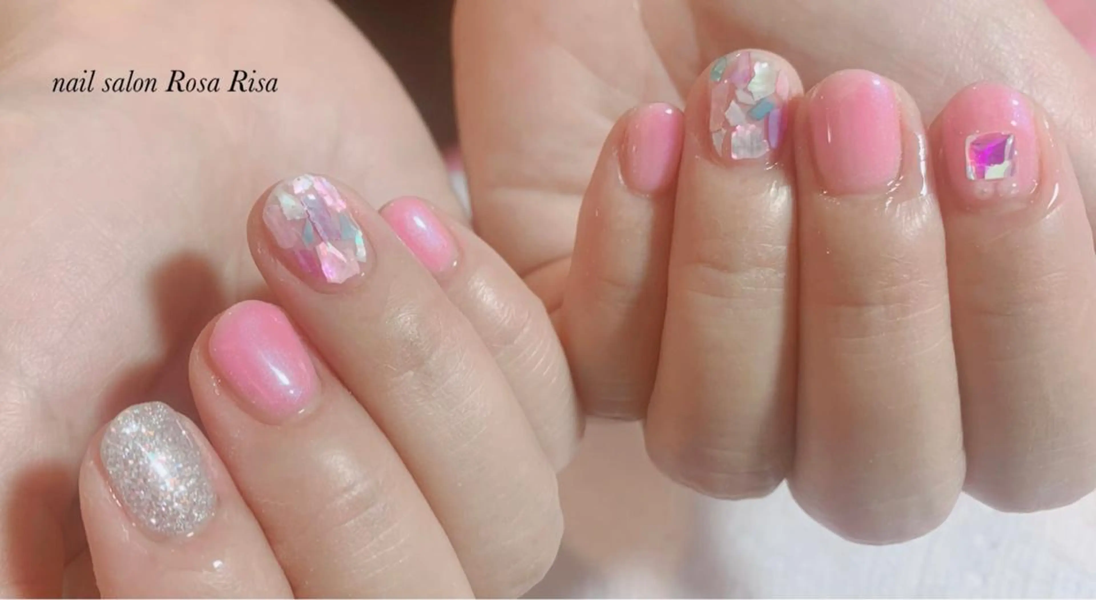 ショート ネイル ネイルスタジオ シェイクユアハンズのネイルデザイン