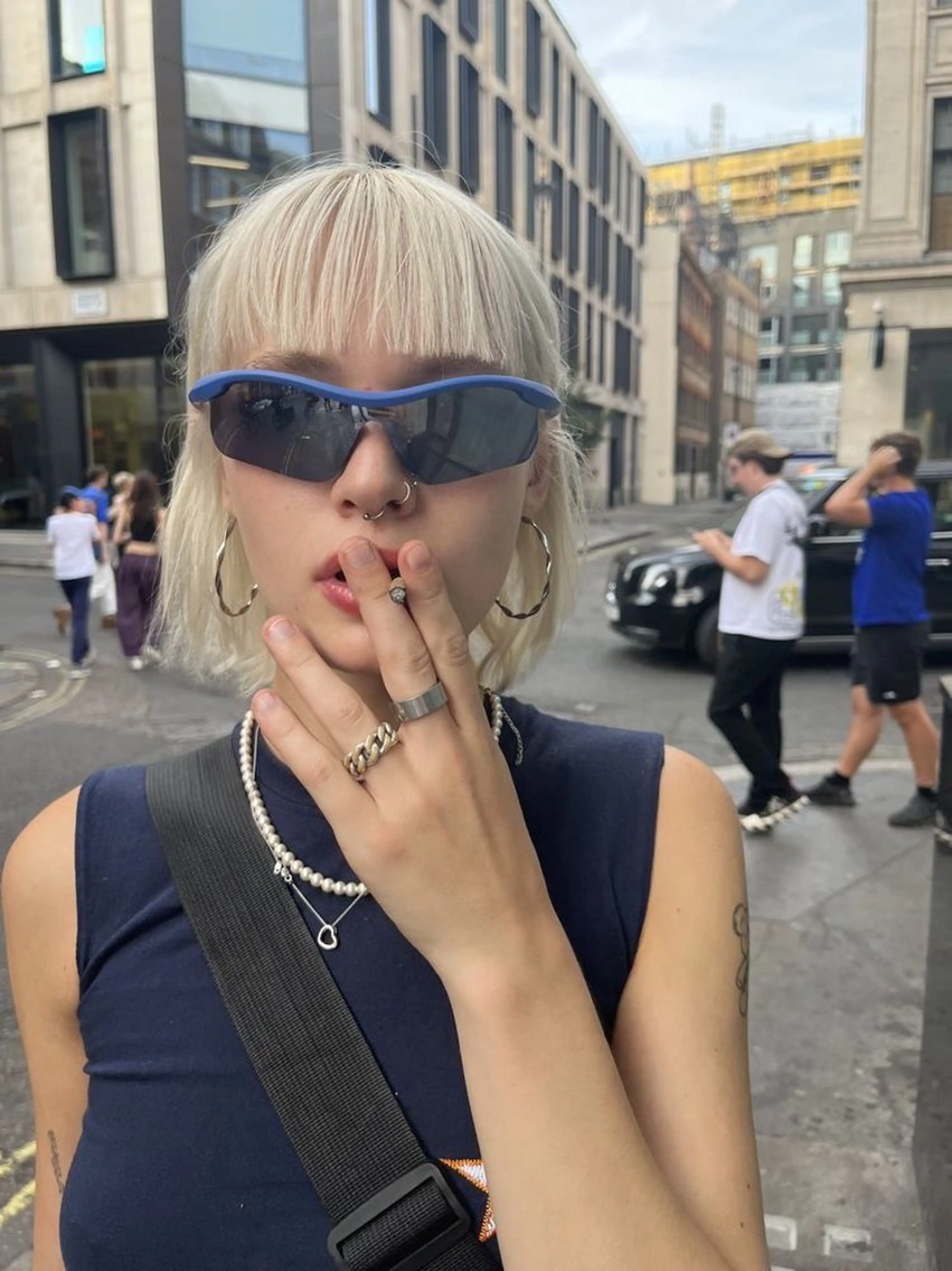 ショート ボブ タンバルモリ 外ハネヘア SALOWIN原宿AROA店所属・縮毛矯正、 押野七大のヘアスタイル