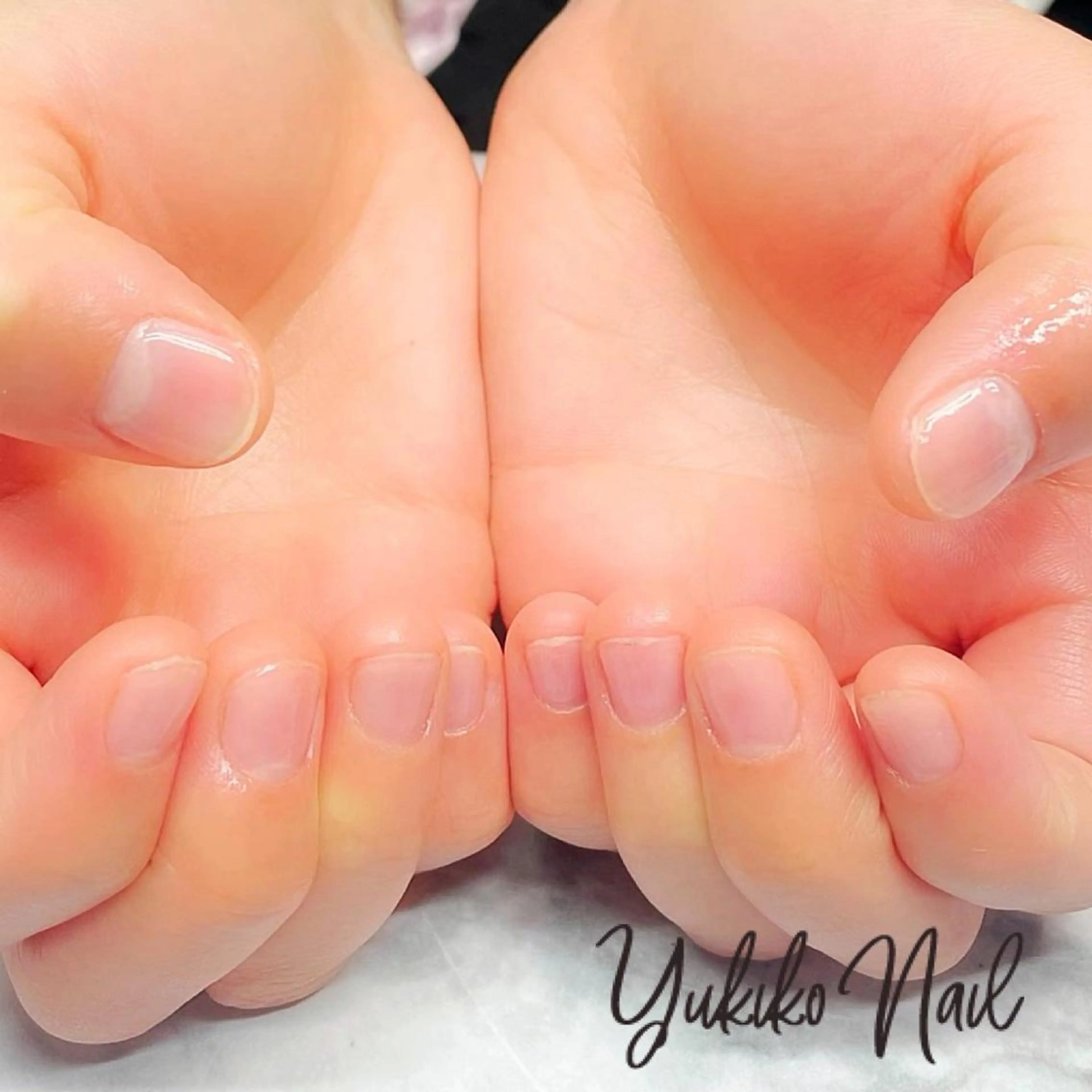 ネイル クリアネイル ハンドネイル ユキコ ネイルのネイルデザイン