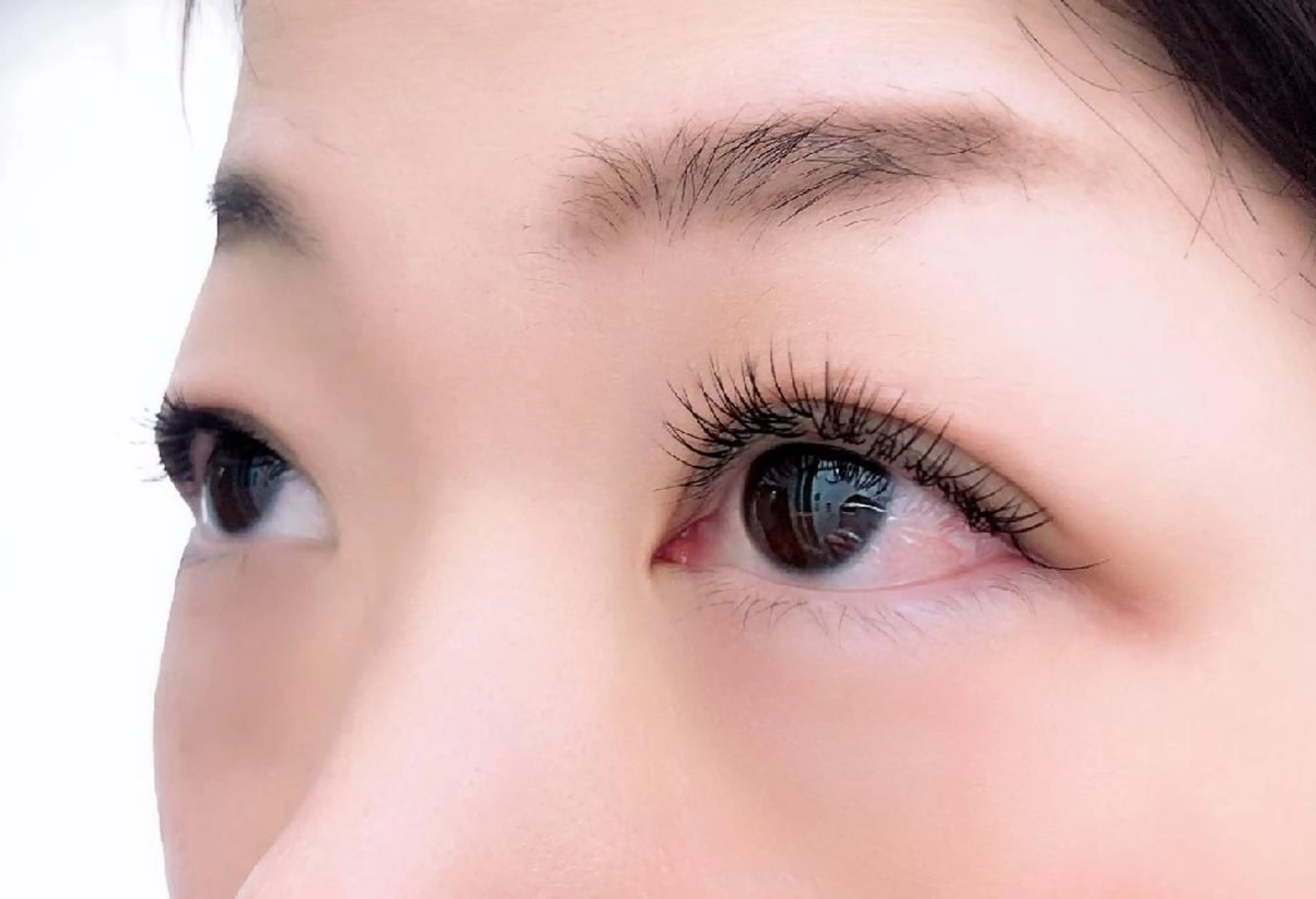 マツエク・マツパ 付け放題 フラットラッシュ ナチュラル まつげパーマ 一重×まつ毛パーマ 吉岡 ゆうなのマツエク・マツパデザイン