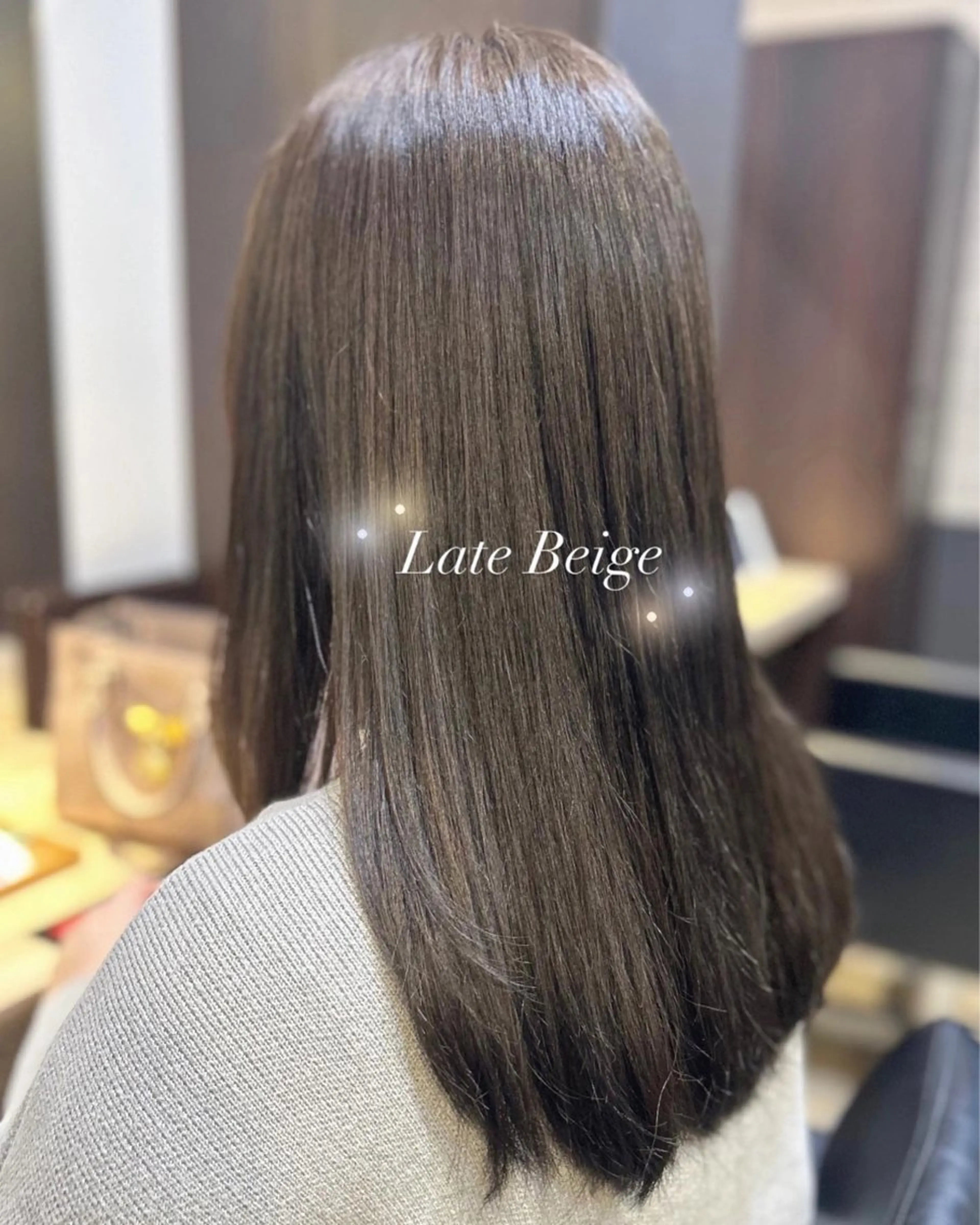 ロング カラー ベージュカラー 透明感カラー インナーカラー ラテベージュ オレンジ ⭐️似合わせアップ ⭐️並木奏絵のヘアスタイル