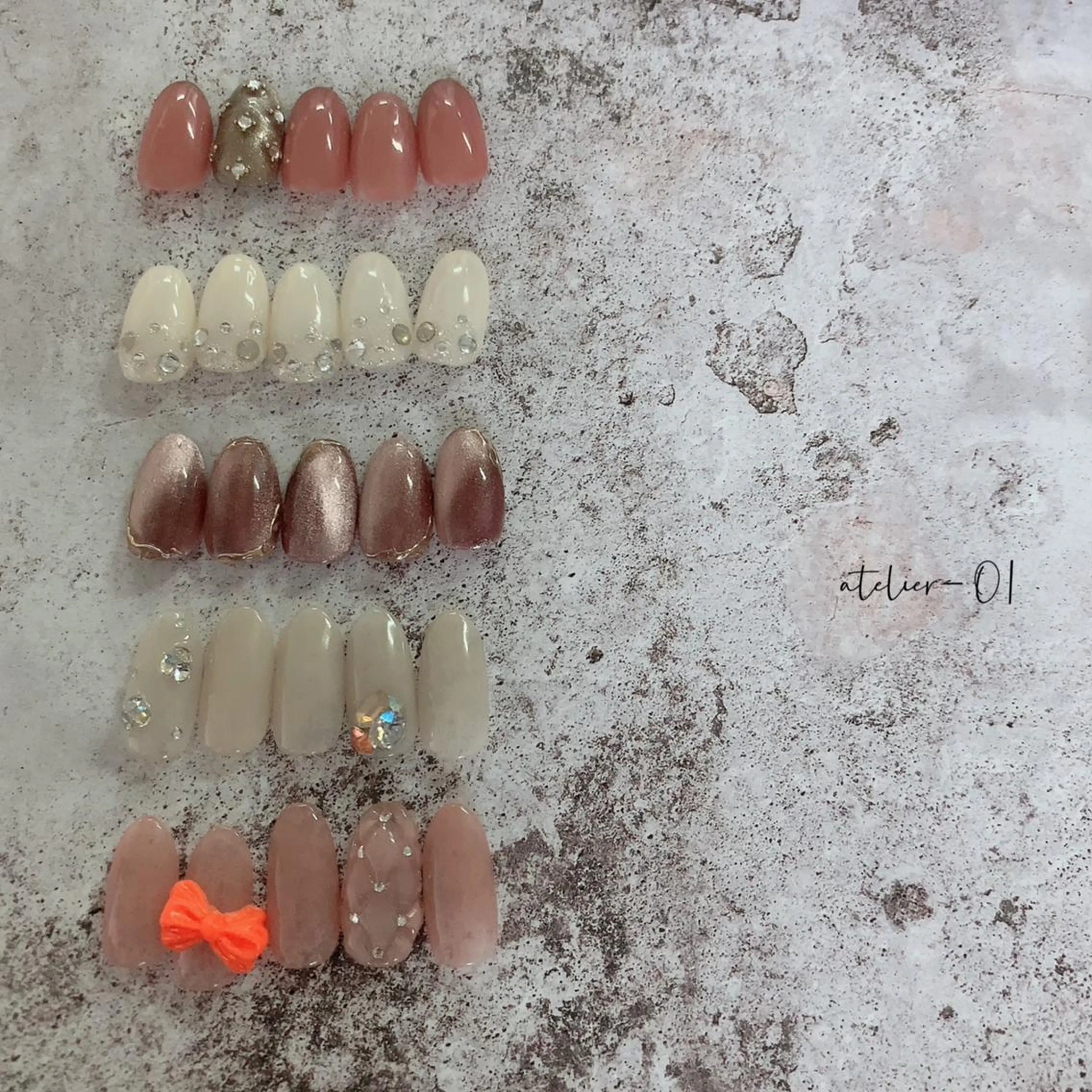 ♥ハンド♥韓国•ワンホン風ネイル(オフ込み)の写真