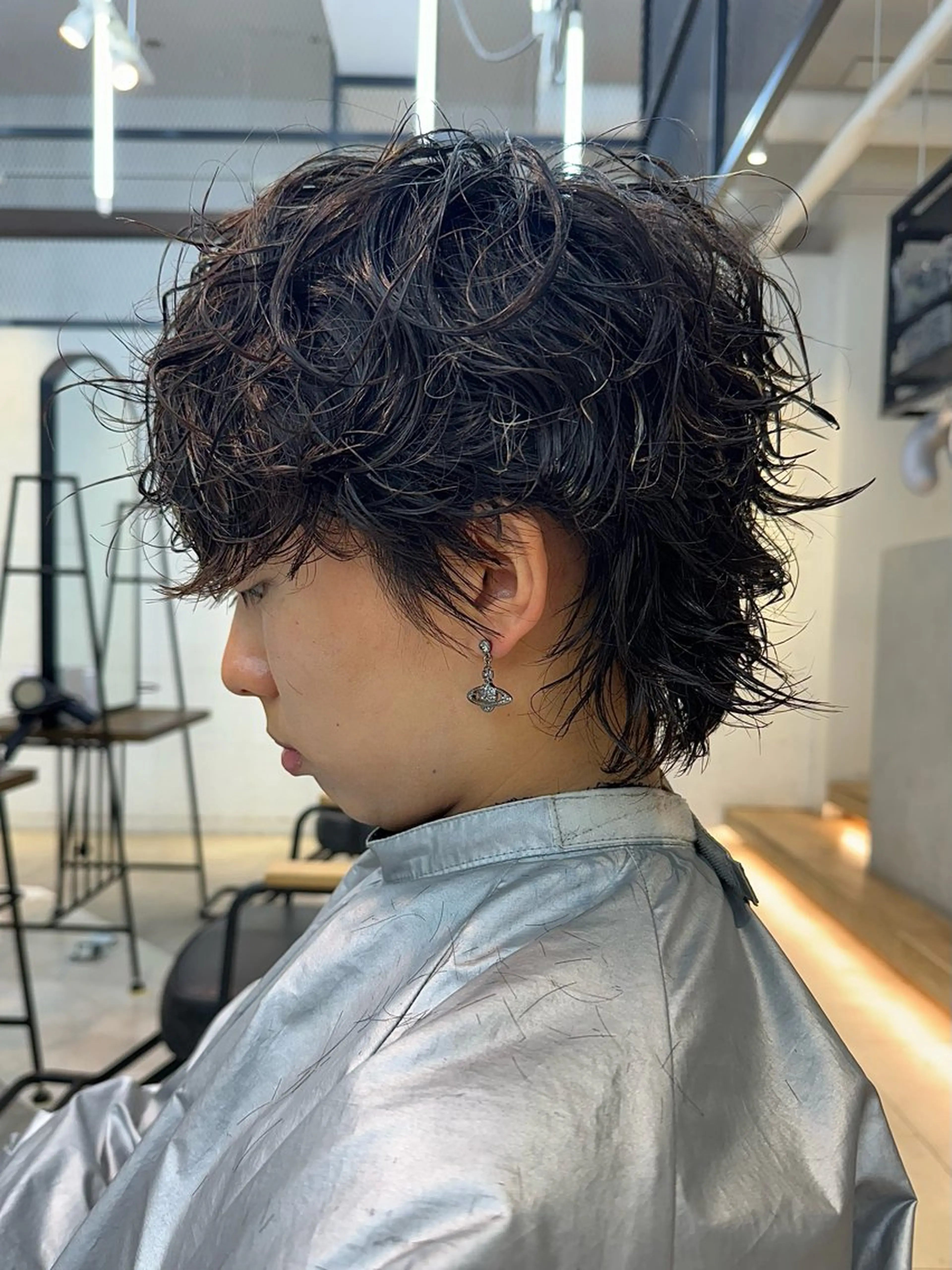 ショート パーマ メンズ カット パーマ 🇰🇷カルマパーマ kaito🇰🇷のヘアスタイル