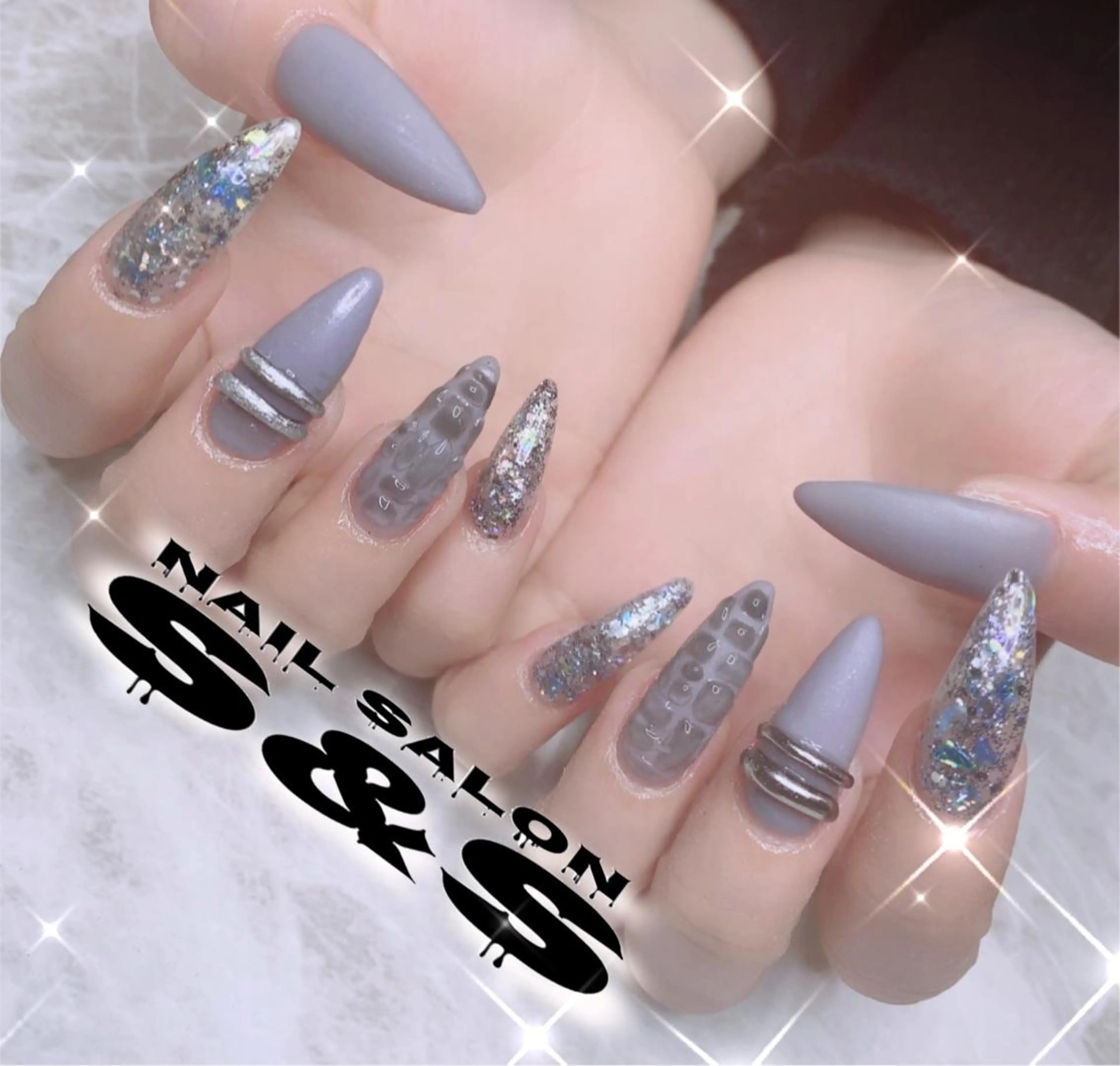 ネイル 長さ出し メンズネイル 持ち込み スカルプネイル S&S 村田小百合のネイルデザイン