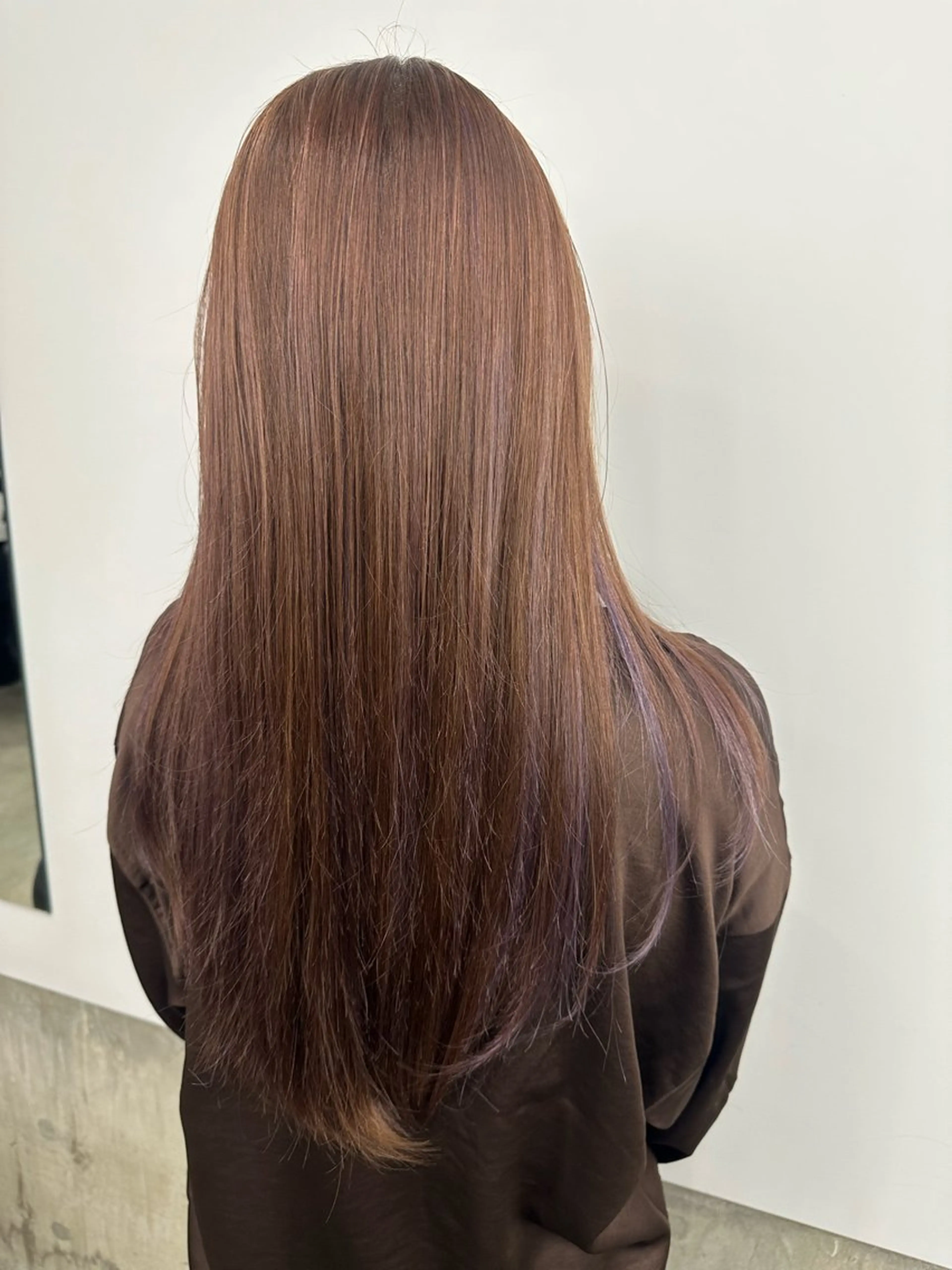 カラー ハイライトカラー ヘアサロンボブ所属・yui 🧸のヘアスタイル