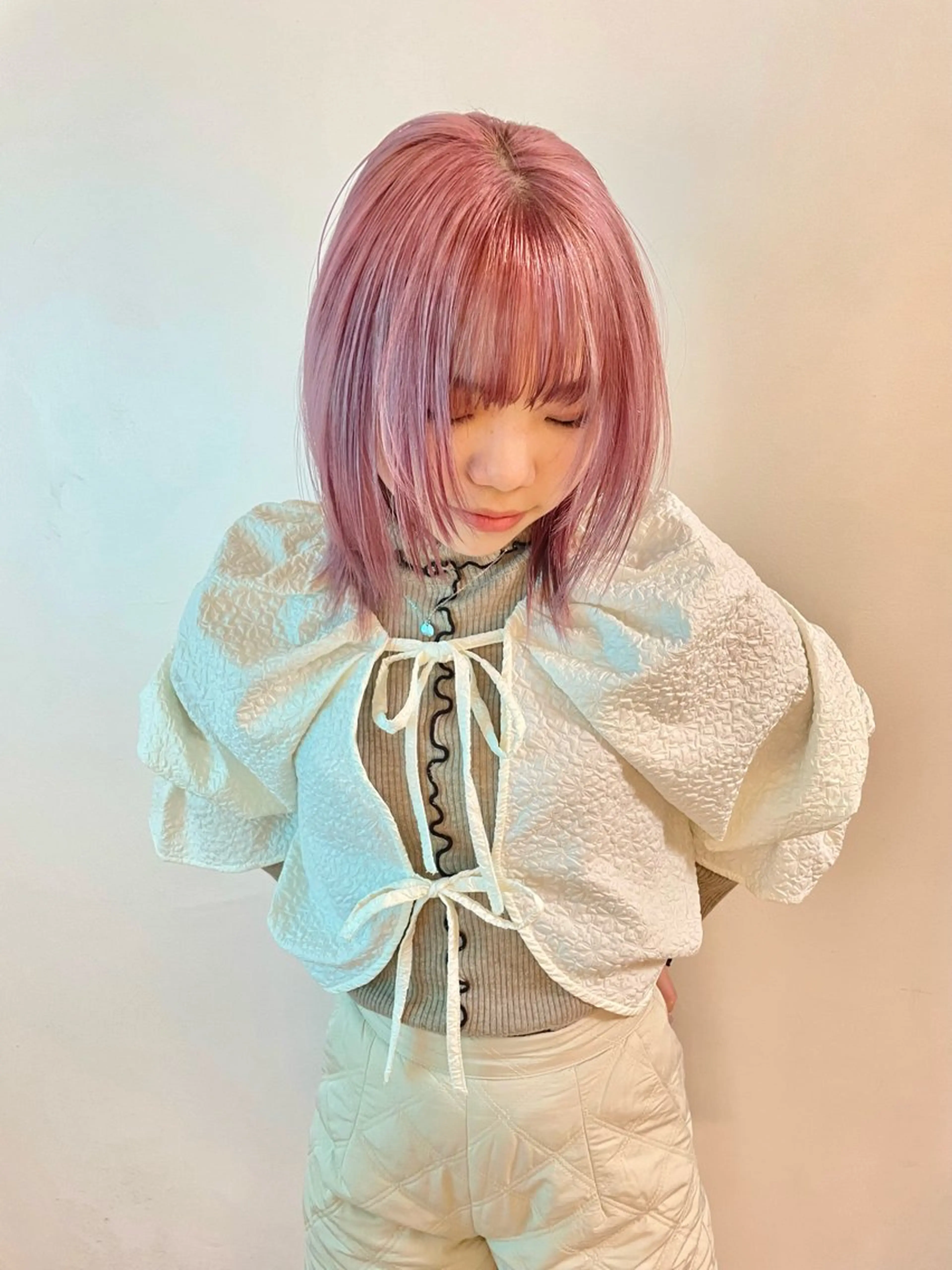 セミロング カラー ヘアカラー HARE &nail ☪️remiのヘアスタイル