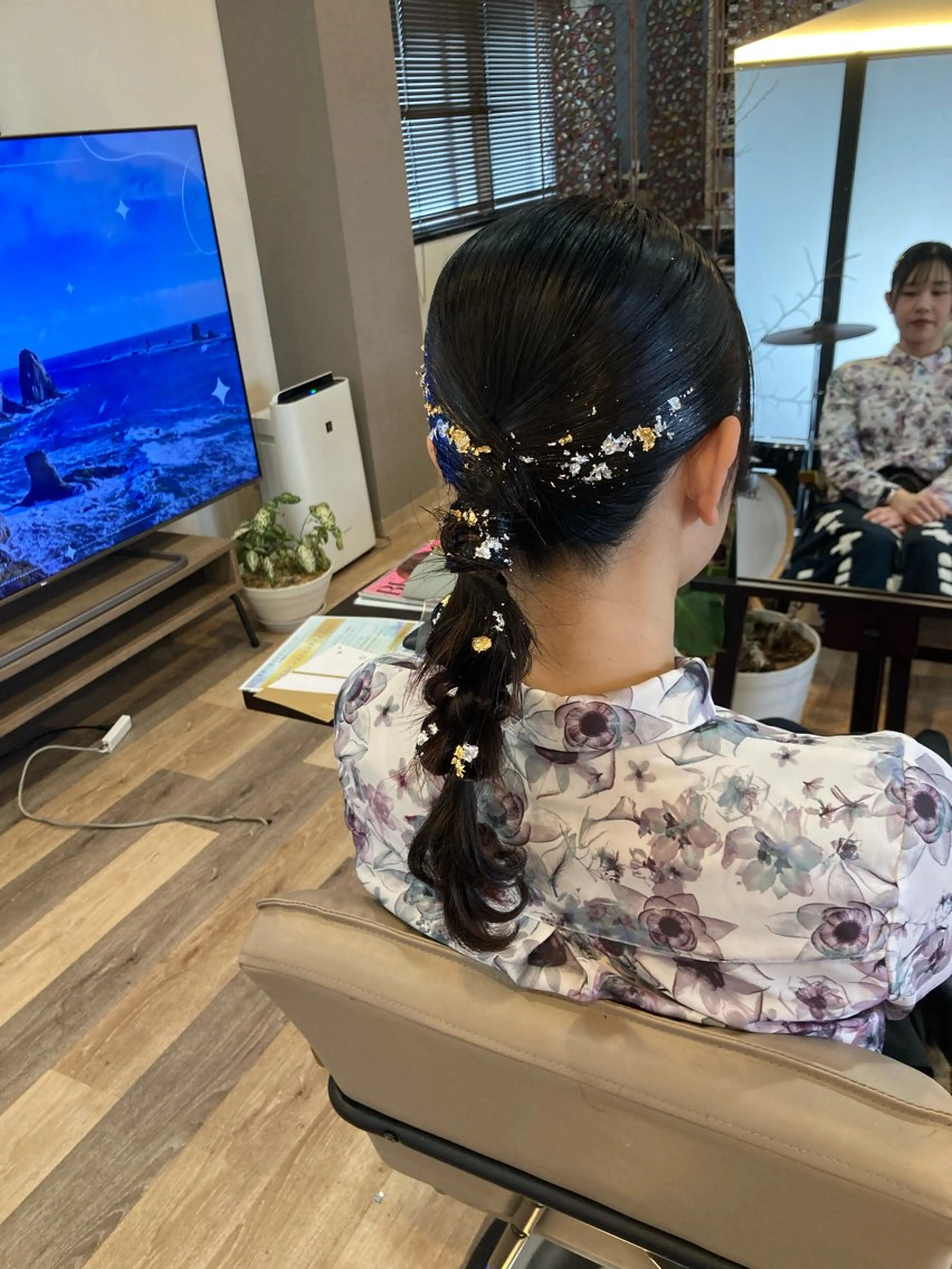 セミロング 中野 紹江のヘアスタイル