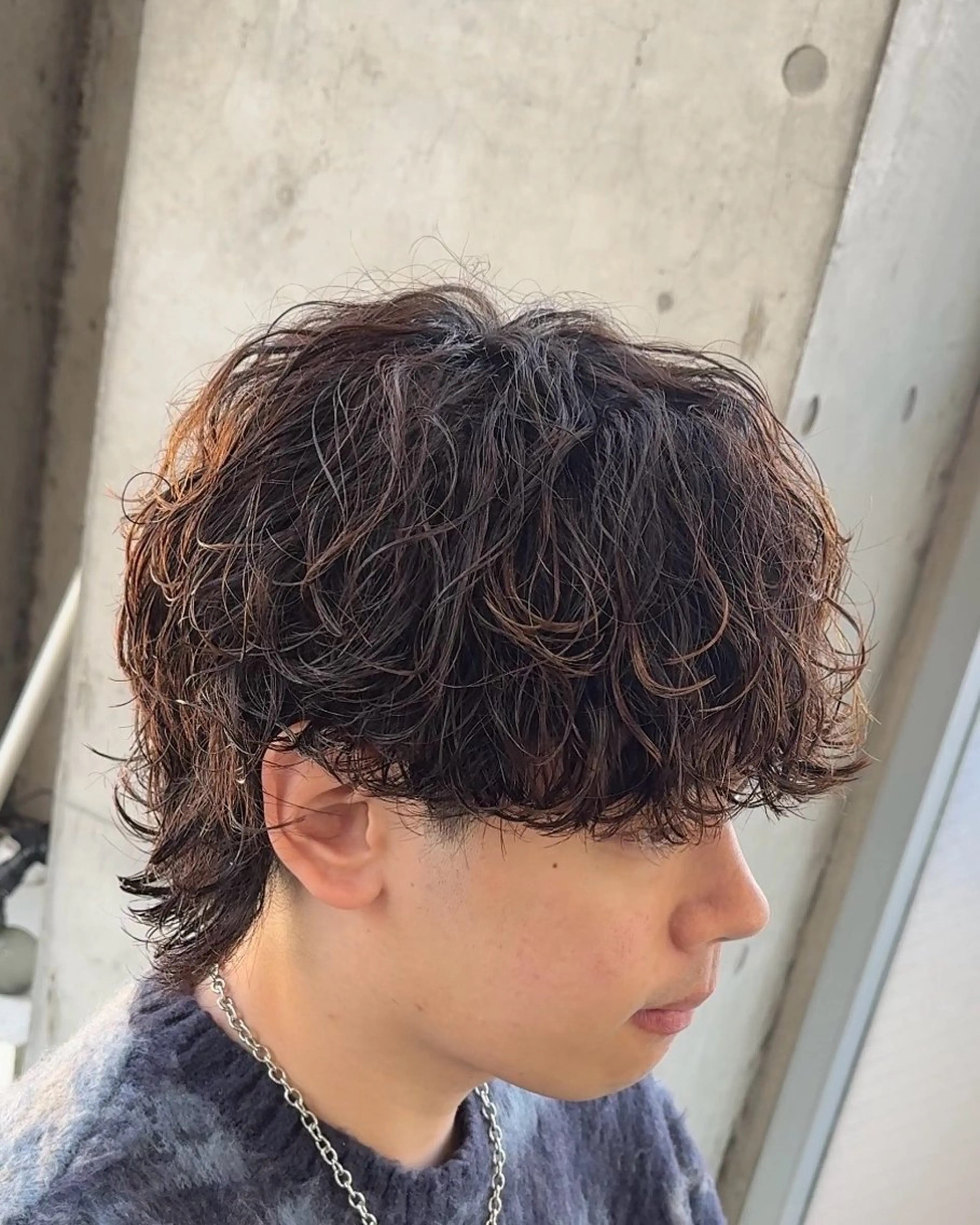 パーマ メンズ メンズパーマ 波巻きパーマ カット パーマ fifth札幌所属・fifth札幌 堀内新史のヘアスタイル