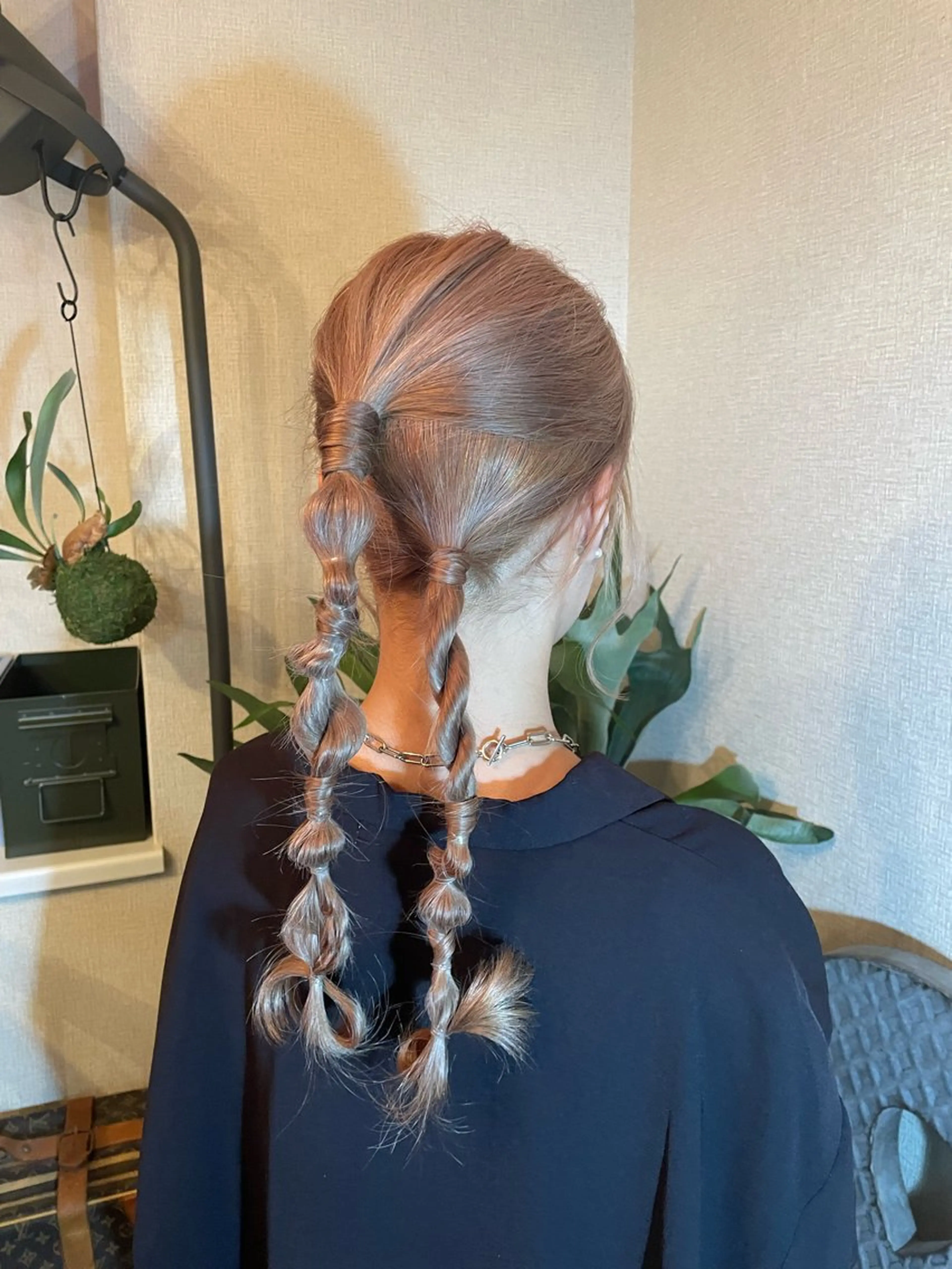 ロング ヘアアレンジ 髪質改善/暗髪カラー ヘアアレンジ/スミレのヘアスタイル