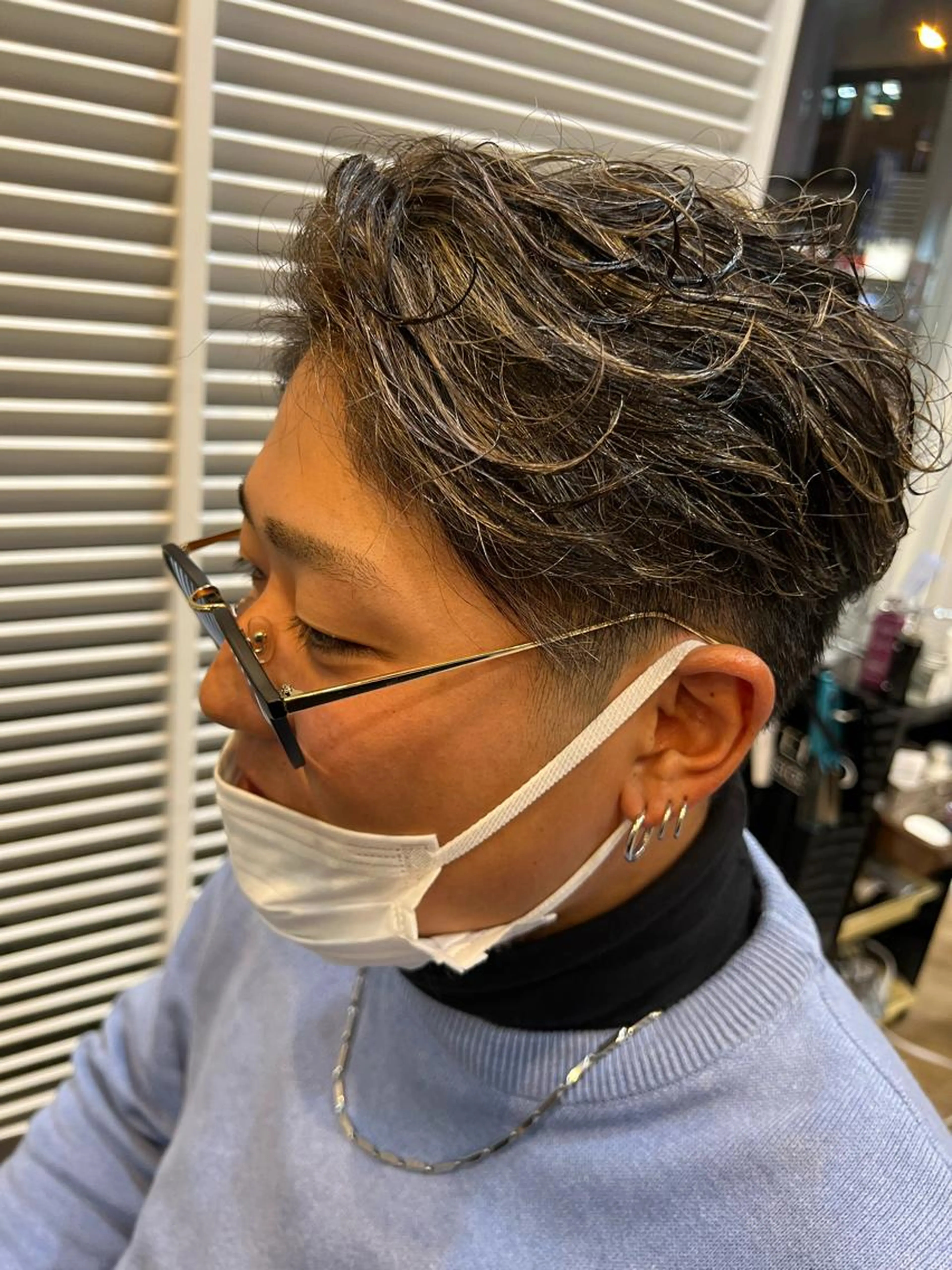 メンズ限定 ハイライトスタイルの写真