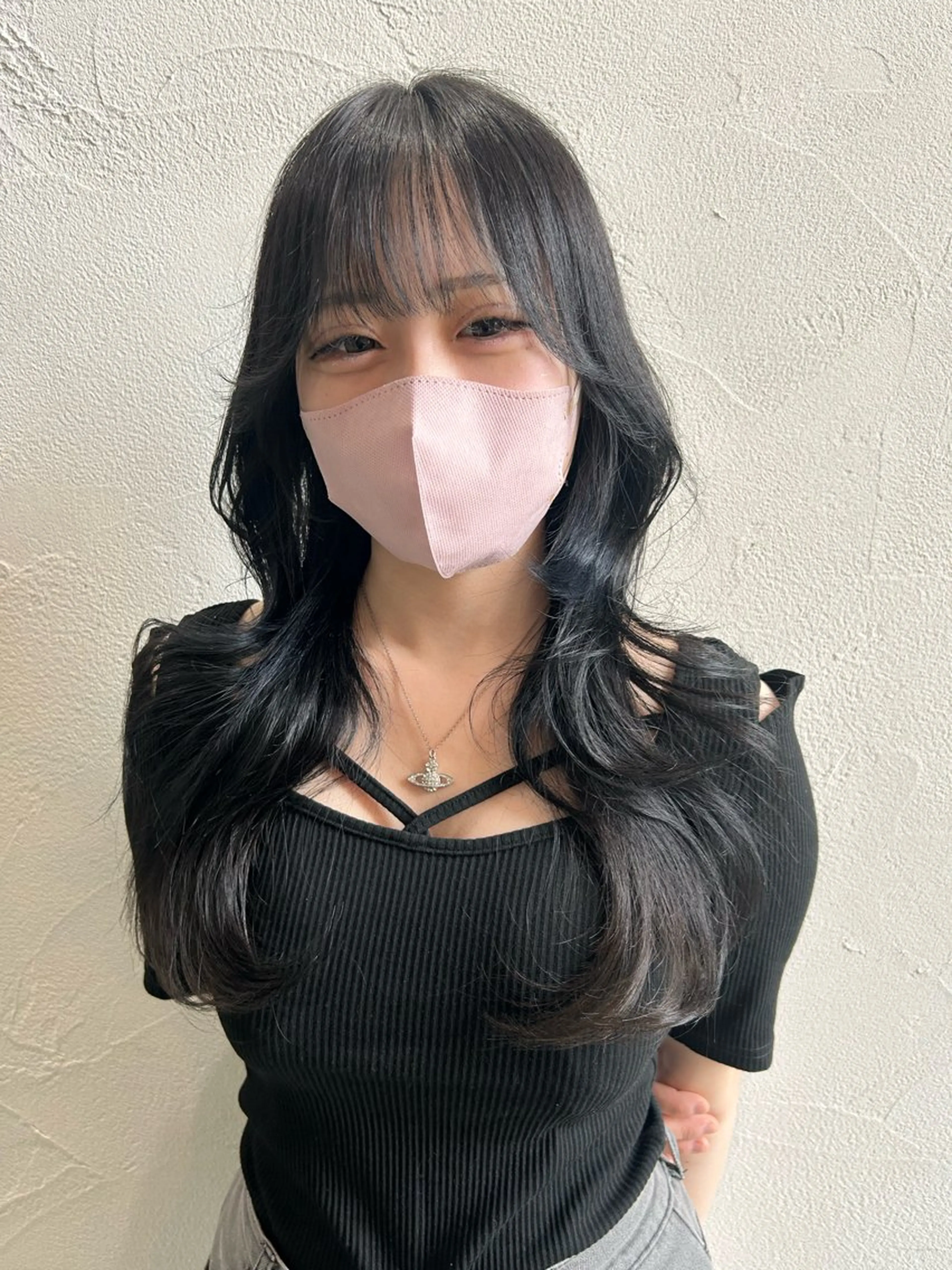 ロング カット ヘアカラー トリートメント 剣持友希/ifh iizuka/高崎のヘアスタイル