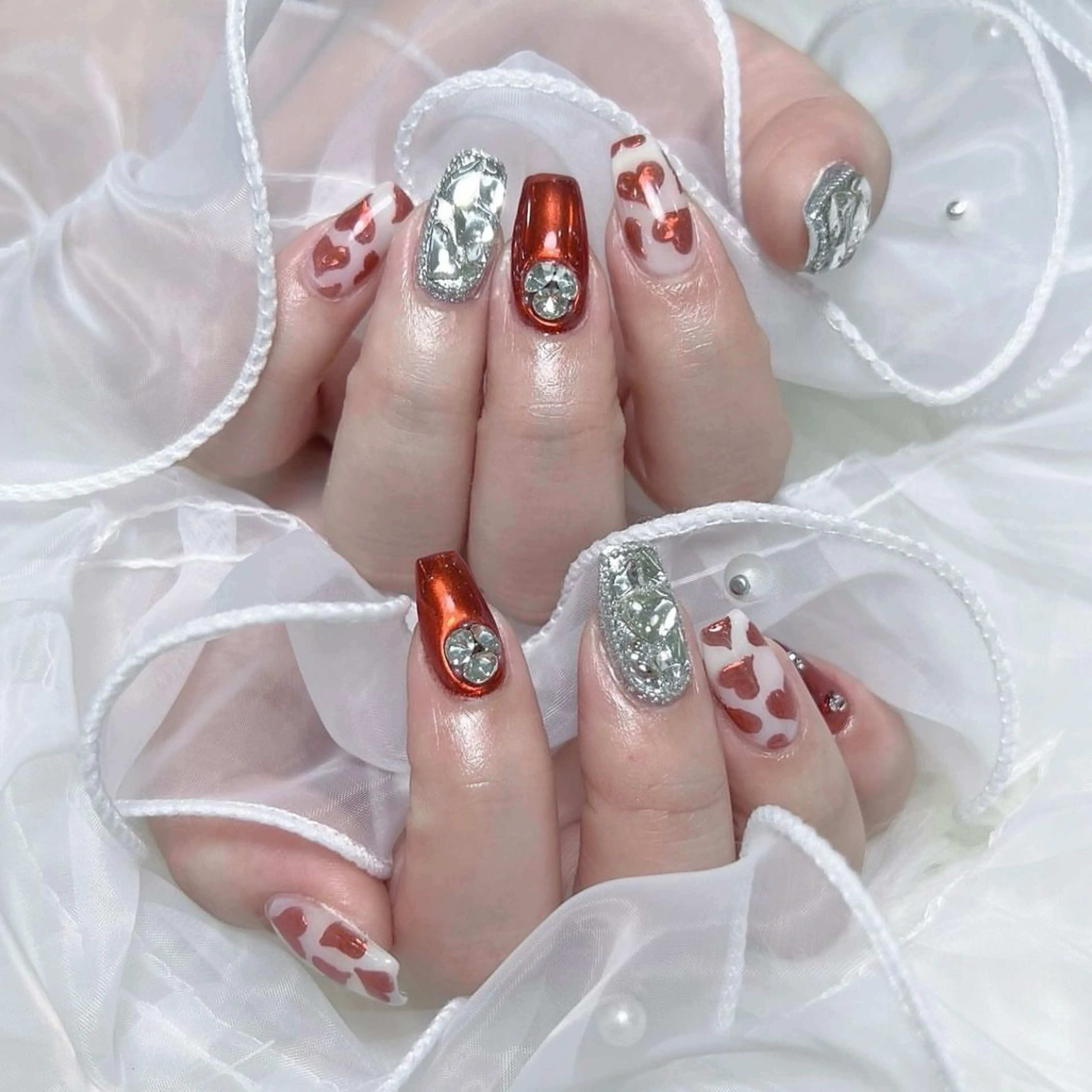 ミディアム ハンドネイル Echo Nail Salonのネイルデザイン