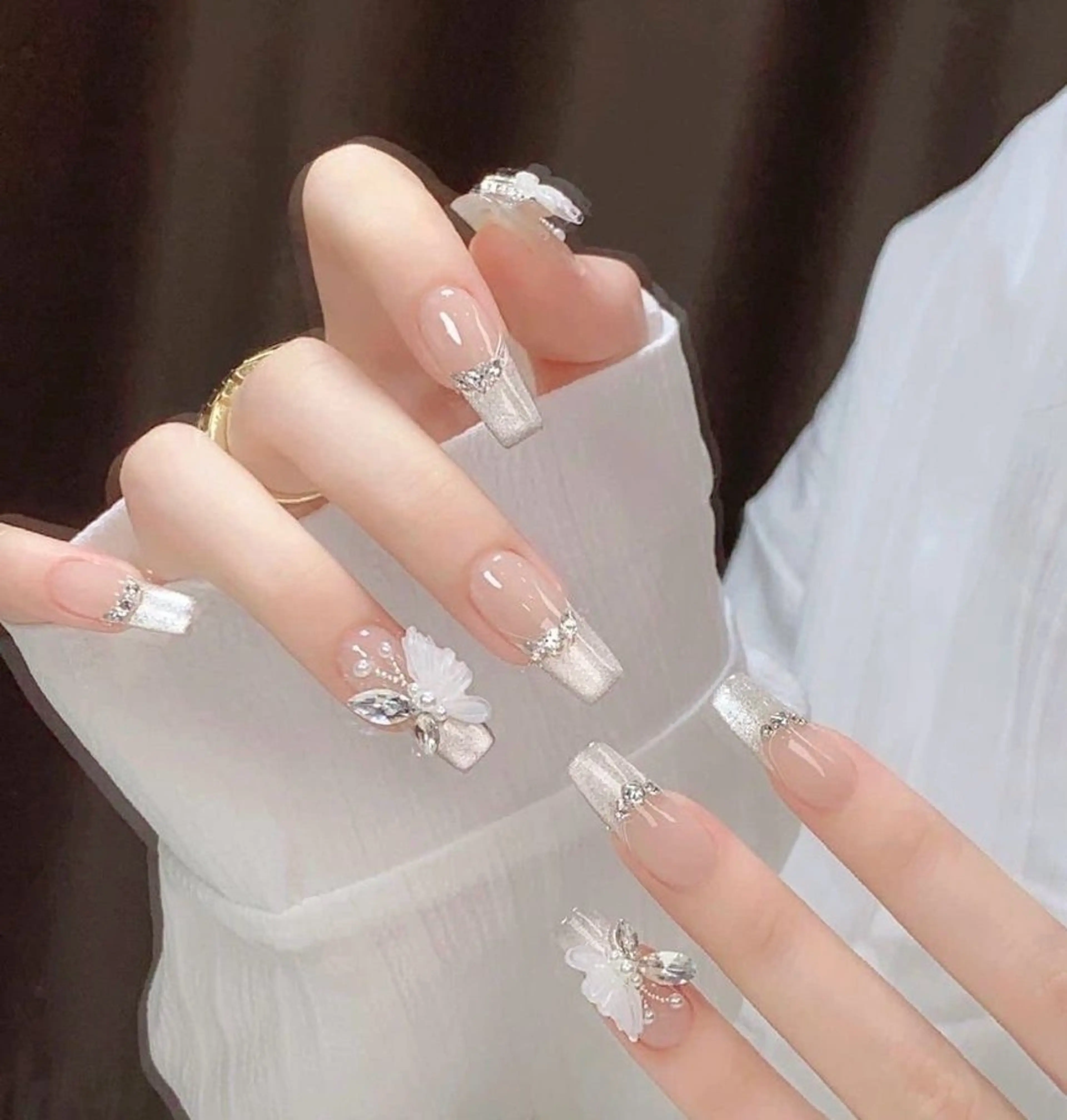 長さ出し10本/（ストーン、パーツ..付け放題💫の写真