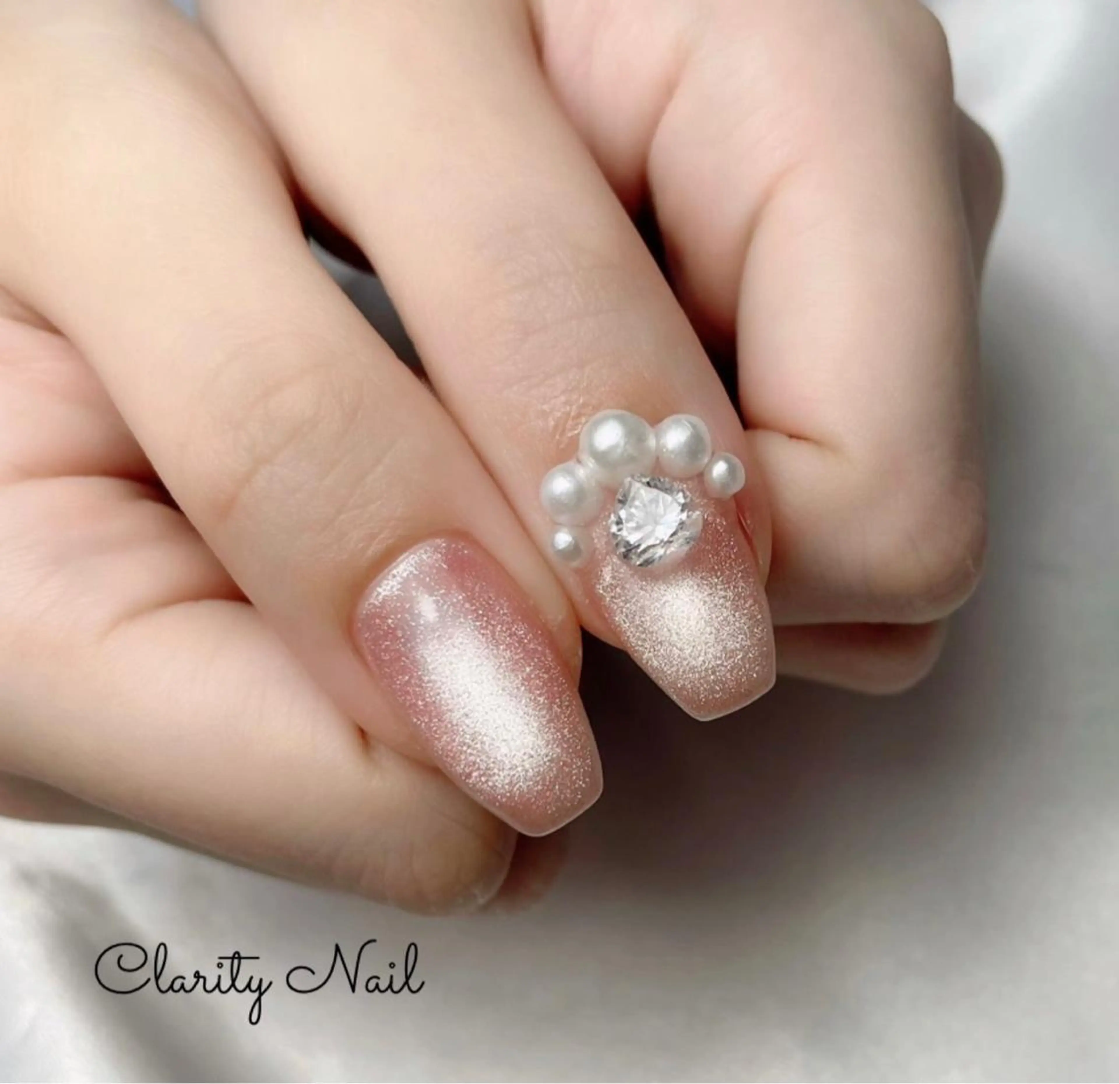 ネイル マグネットネイル ワンカラーネイル ハンドネイル Clarity Nailのネイルデザイン