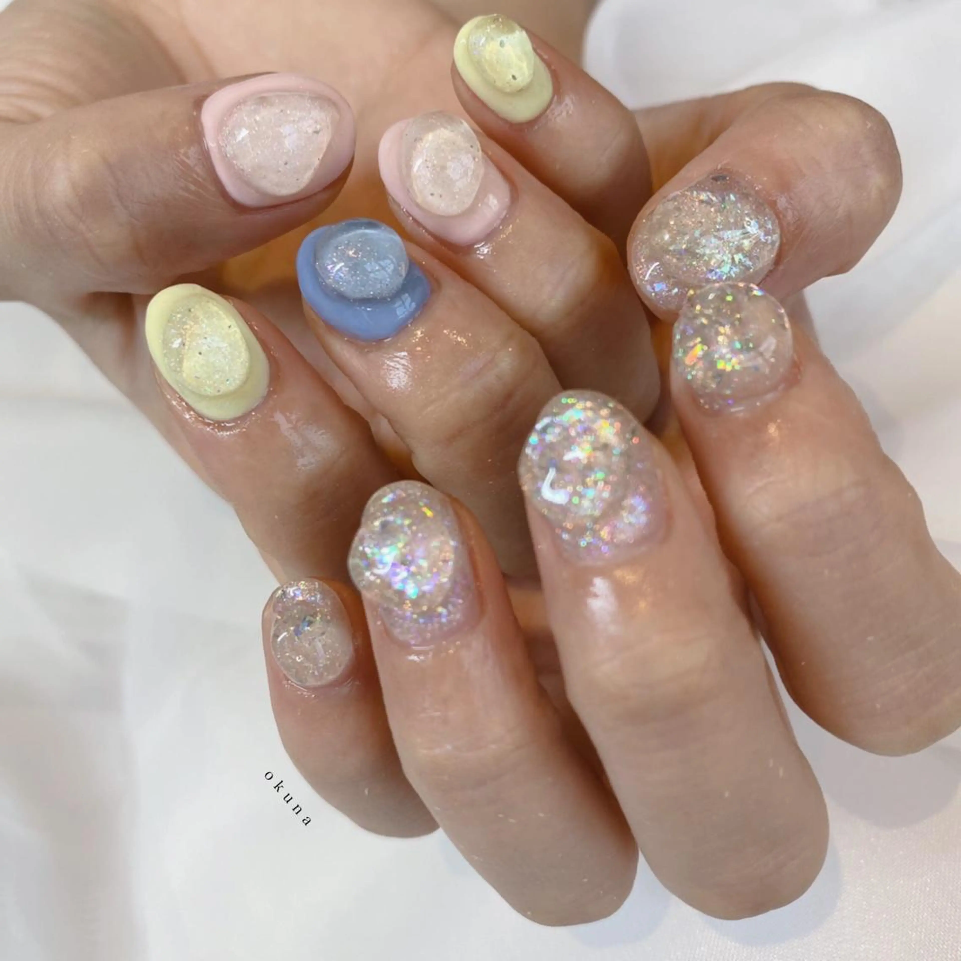 ネイル ニュアンスネイル パンチャパンチャ ネイルサロンのネイルデザイン