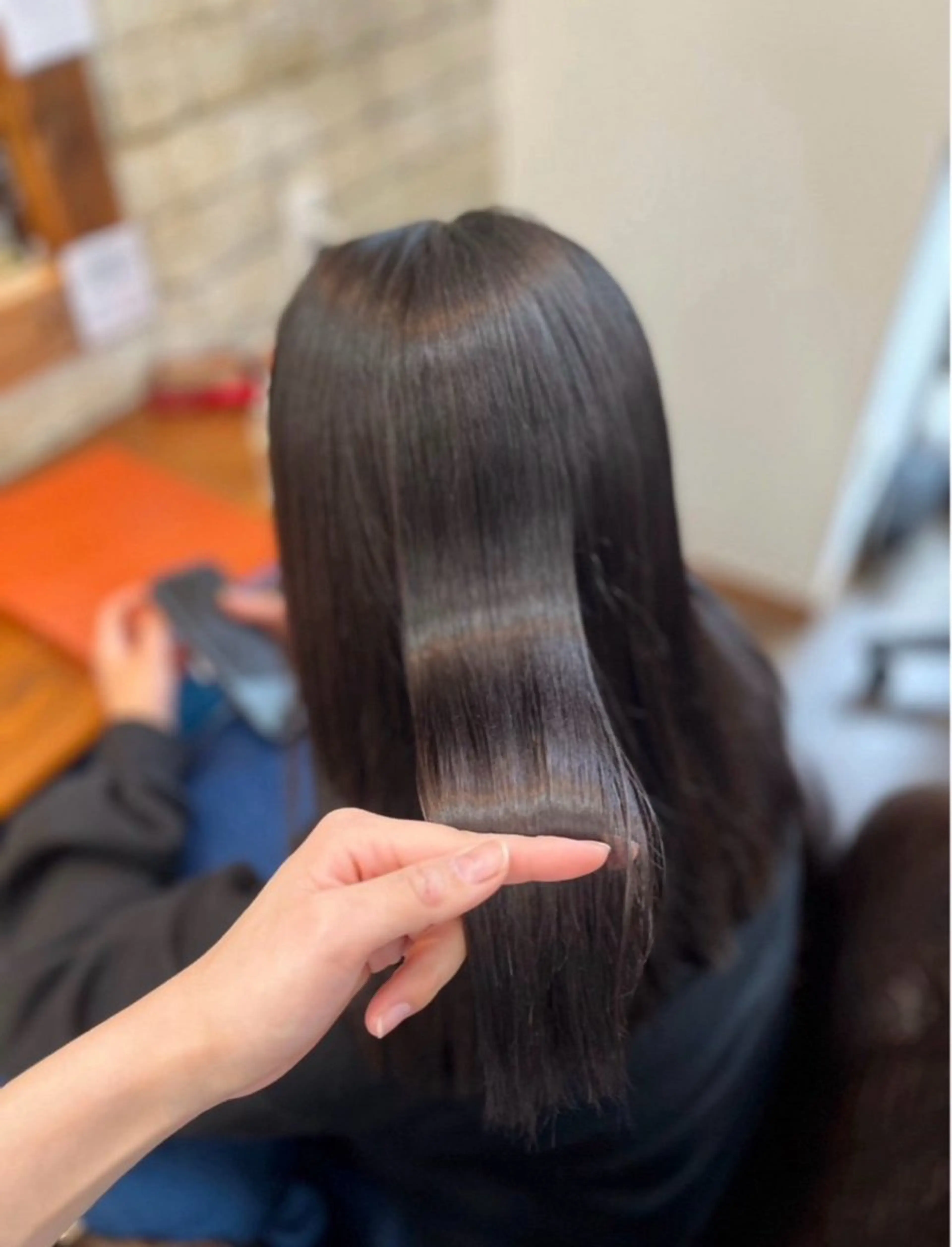 ロング 縮毛矯正 トリートメント 〝西葛西、葛西一番の 美髪に〟清水 真之介のヘアスタイル