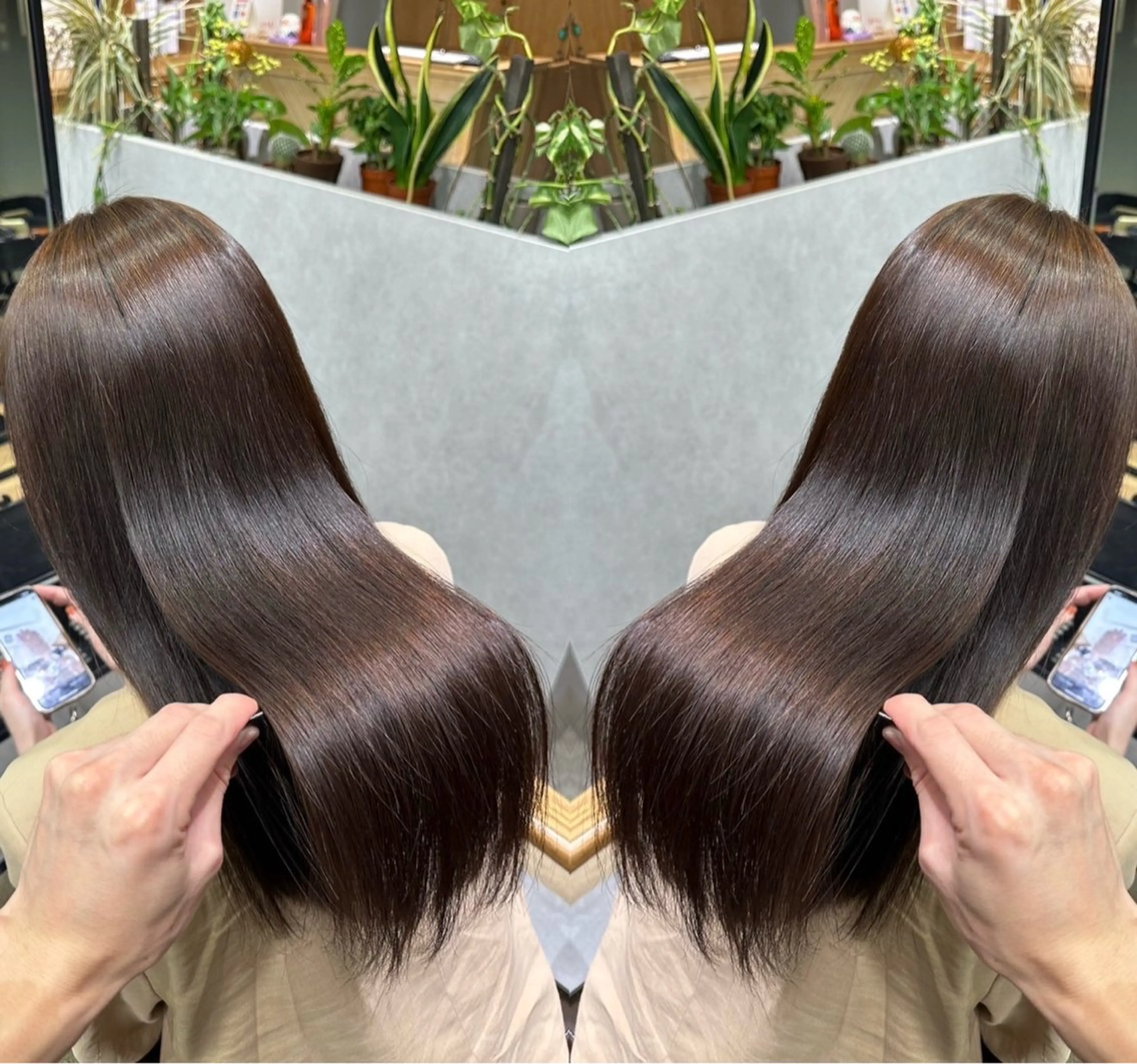 ロング 縮毛矯正 トリートメント RAF TOKYO 2nd所属・美髪矯正/髪質改善/ ヒロムのヘアスタイル