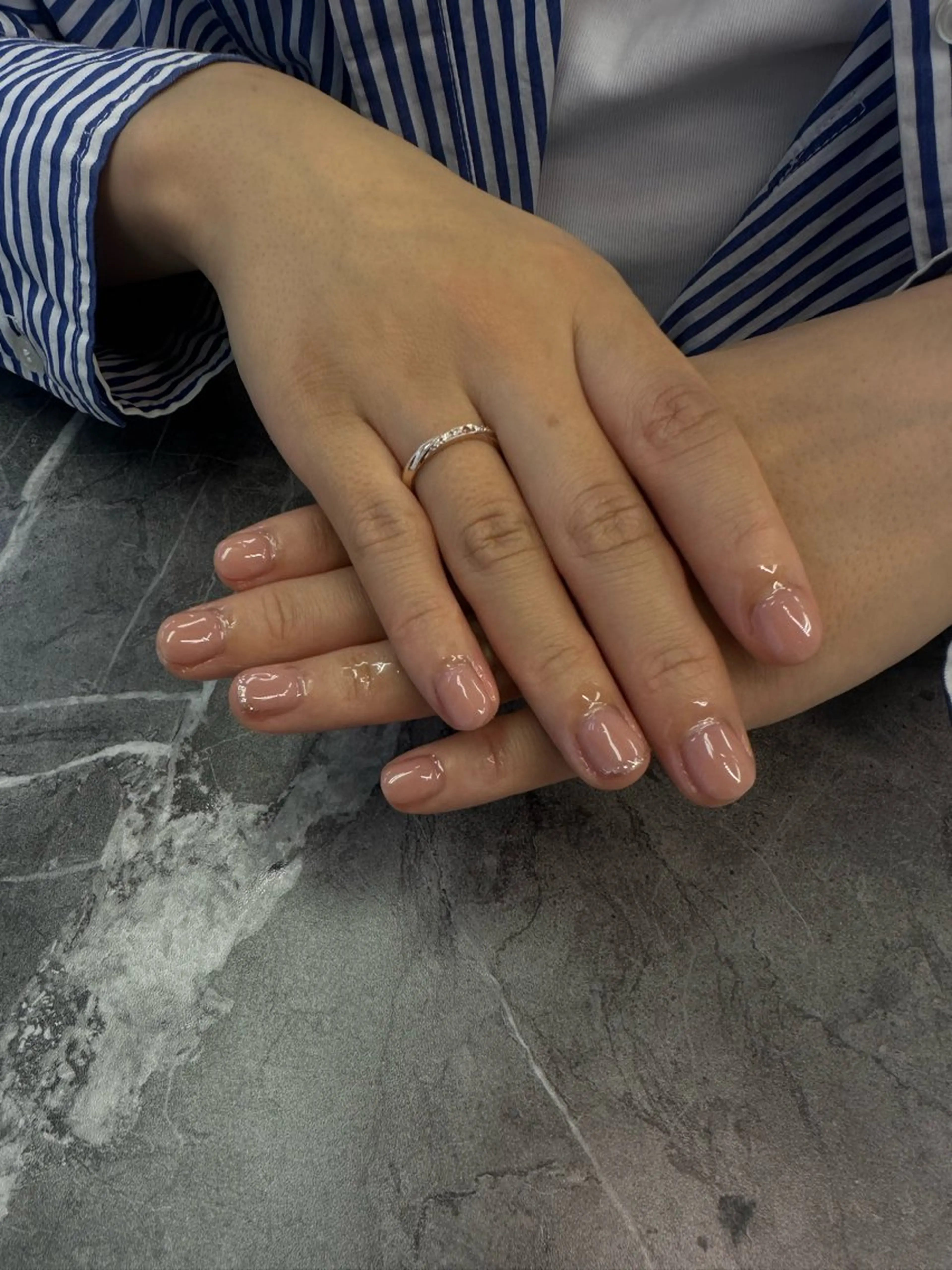 ネイル ゴールド ラメ(グリッター) Nail salon ヴェロニカ　ななみのネイルデザイン