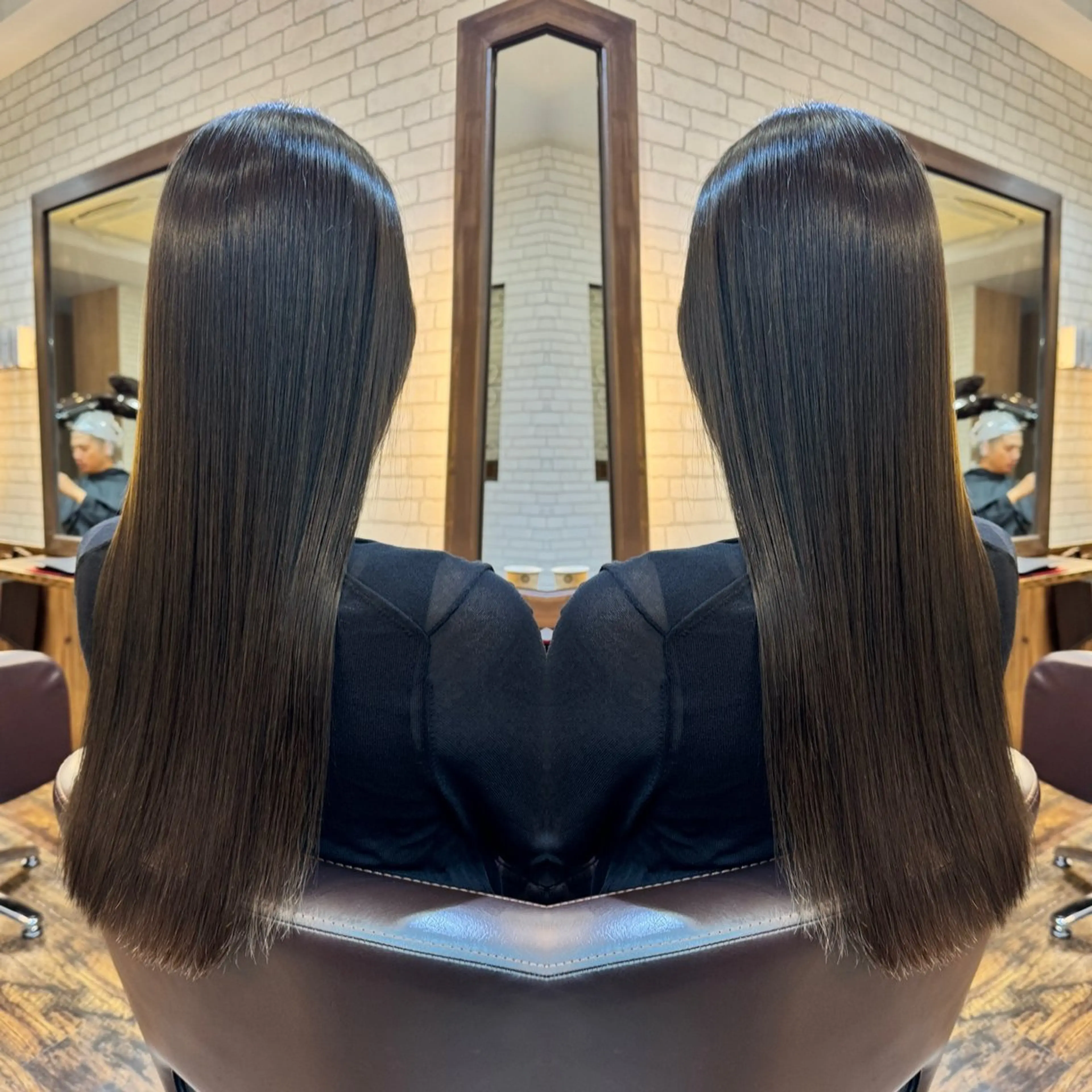 ロング カラー アクアカラー 髪質改善 トリートメント ヘアカラー トリートメント 🫧髪質改善×艶髪 🫧根本泰成🫧のヘアスタイル