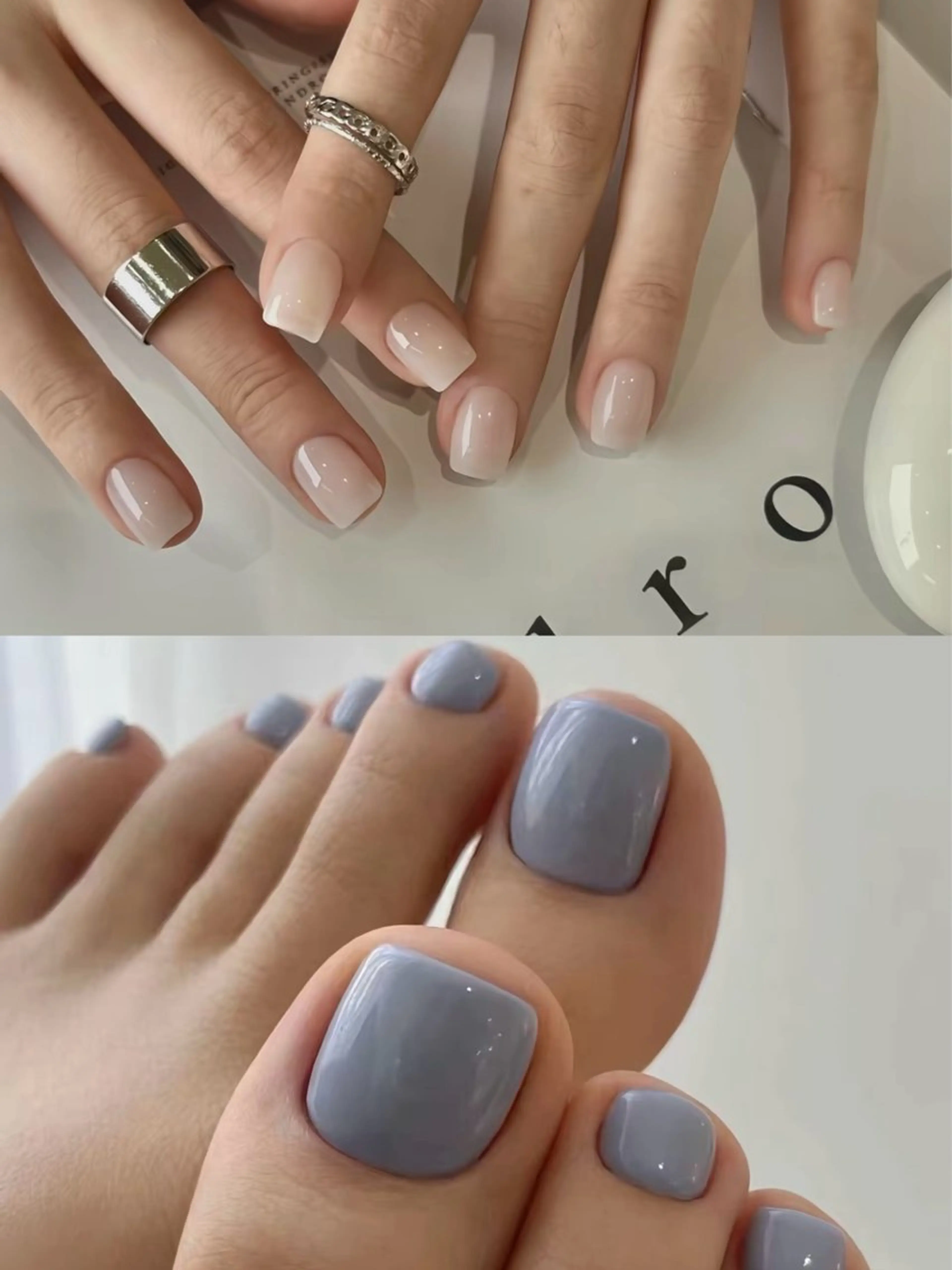 【ハンド＋フットネイルSET】ワンカラーの写真