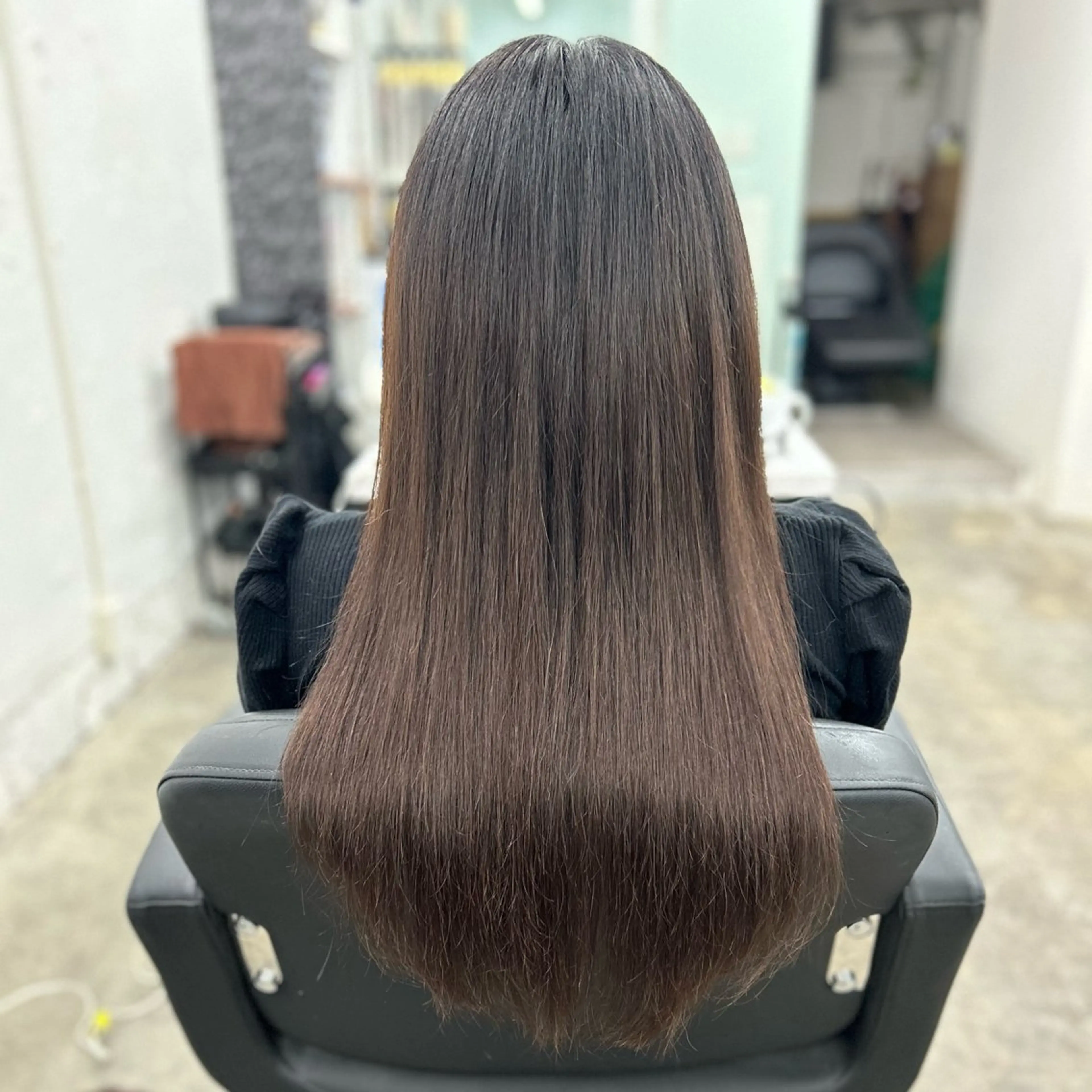 ミディアム カラー シールエクステ ブラウンカラー ダブルカラー ハイライトカラー エクステ シールエクステの女神 🍑Momo🍑のヘアスタイル