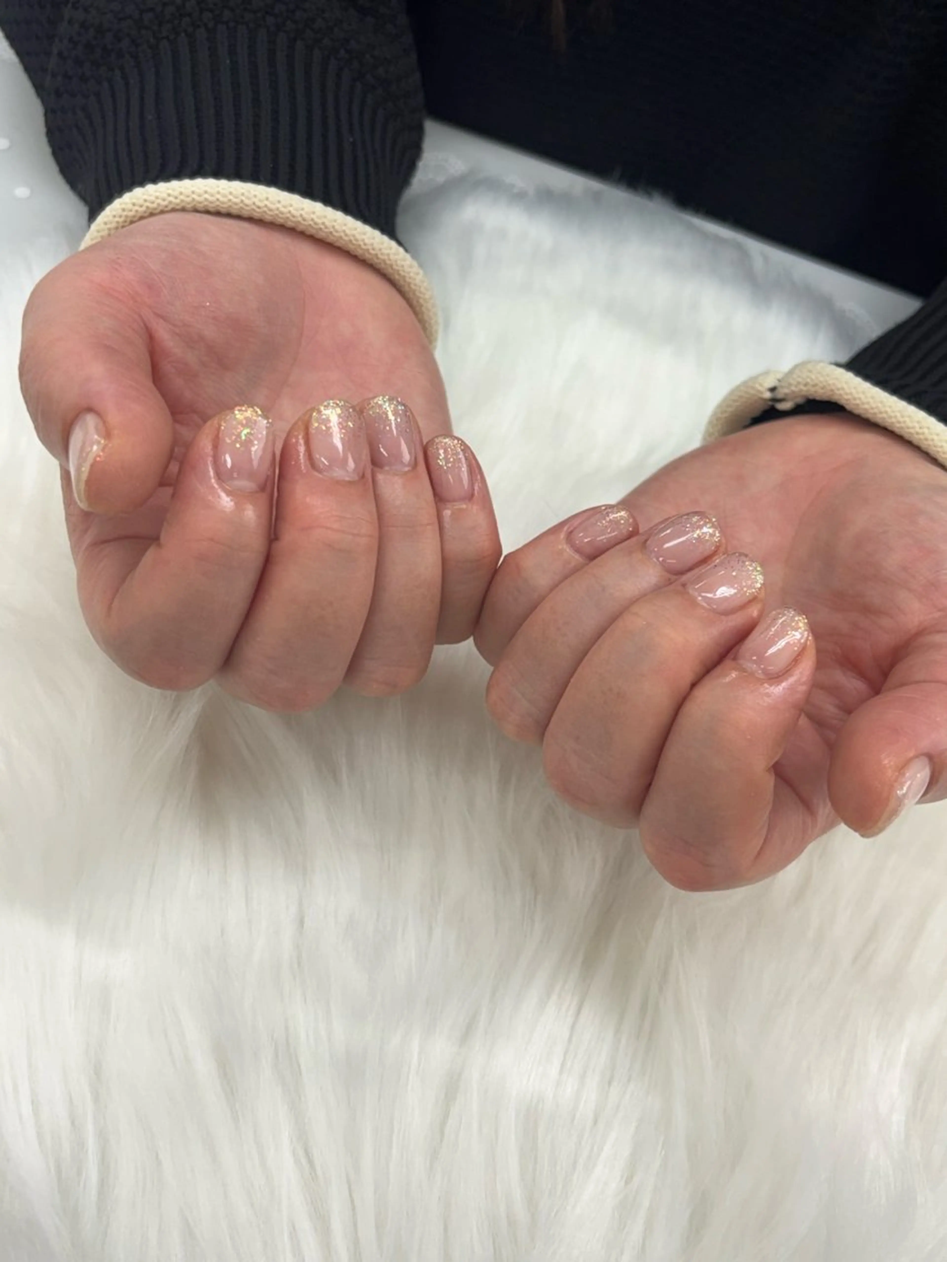 ラメグラデ（オフあり🆗）の写真