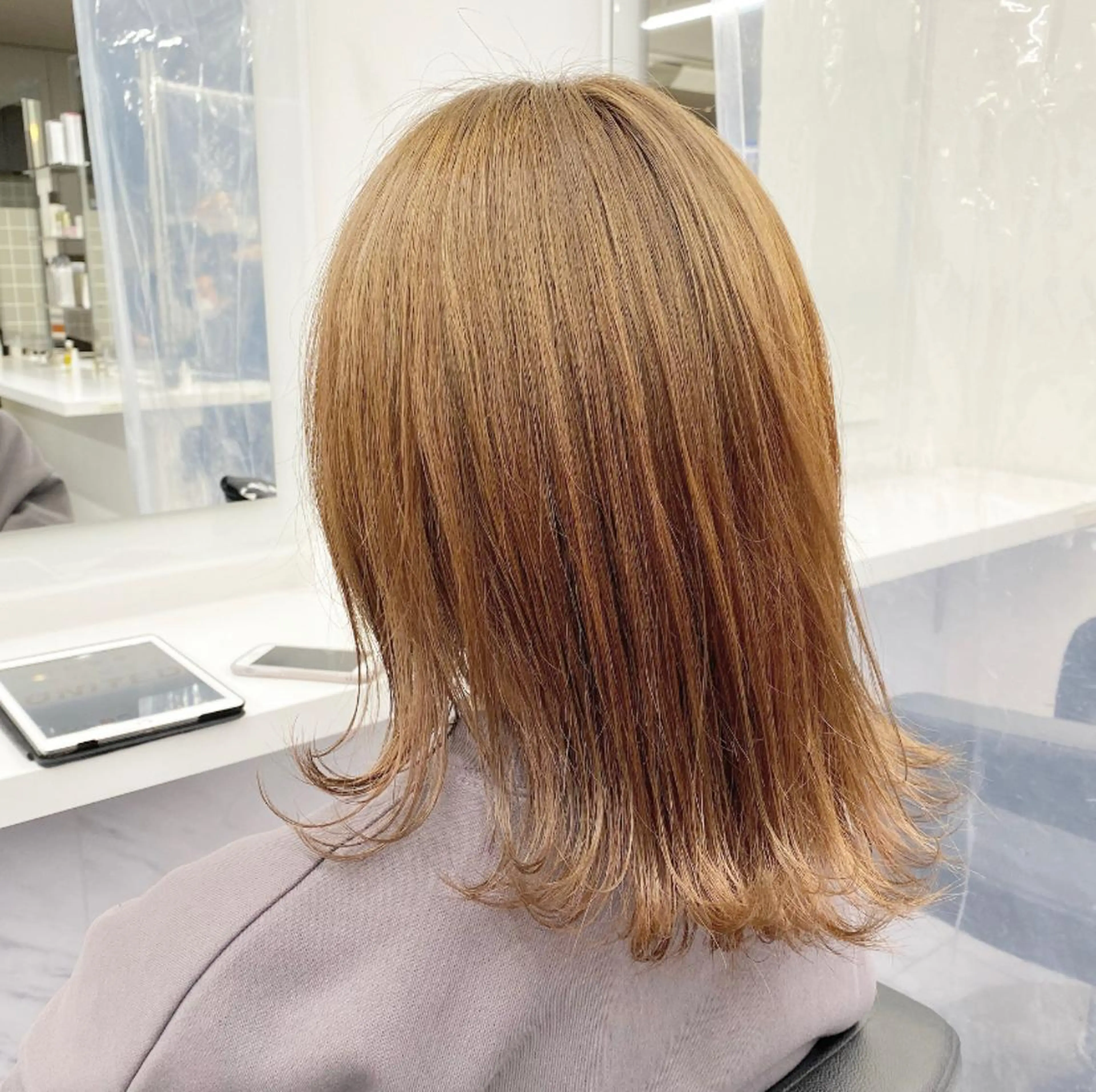 ミディアム カラー レイヤー/韓国❣️ 髪質改善/亘紘輝のヘアスタイル