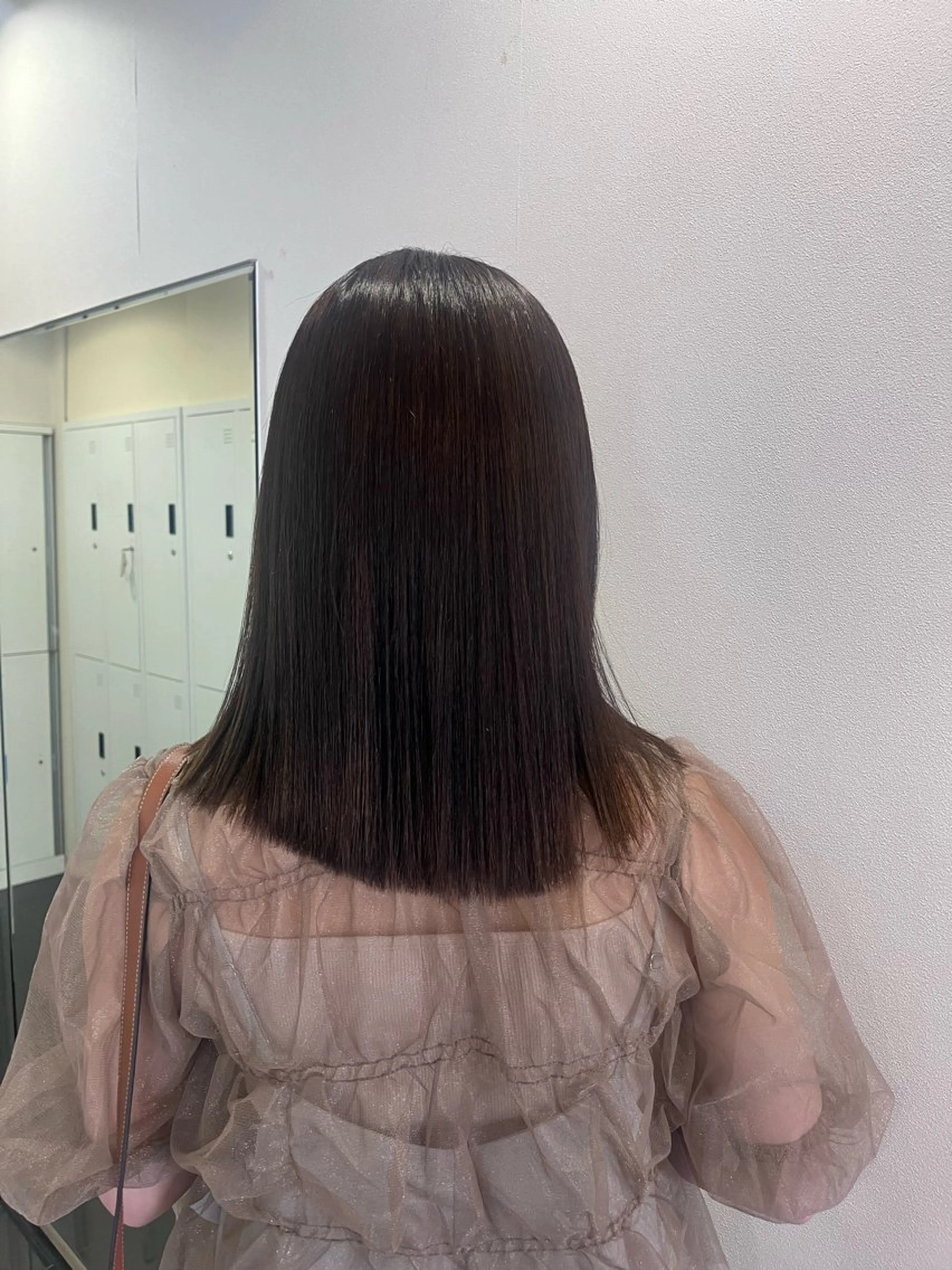 ミディアム カラー ブリーチなしWカラー 暖色カラー/mayuのヘアスタイル