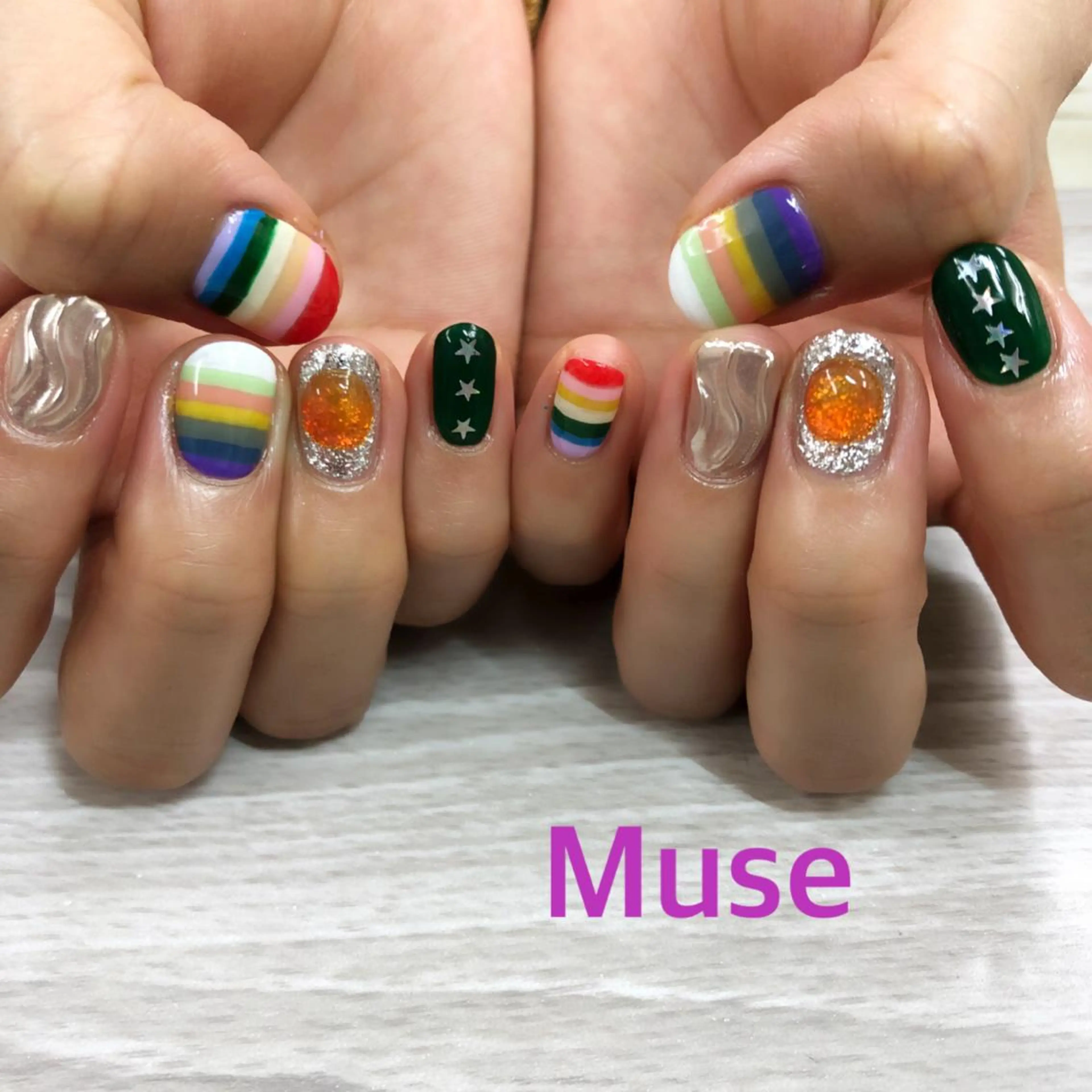 ネイル アートネイル ハンドネイル Nail salon Museのネイルデザイン
