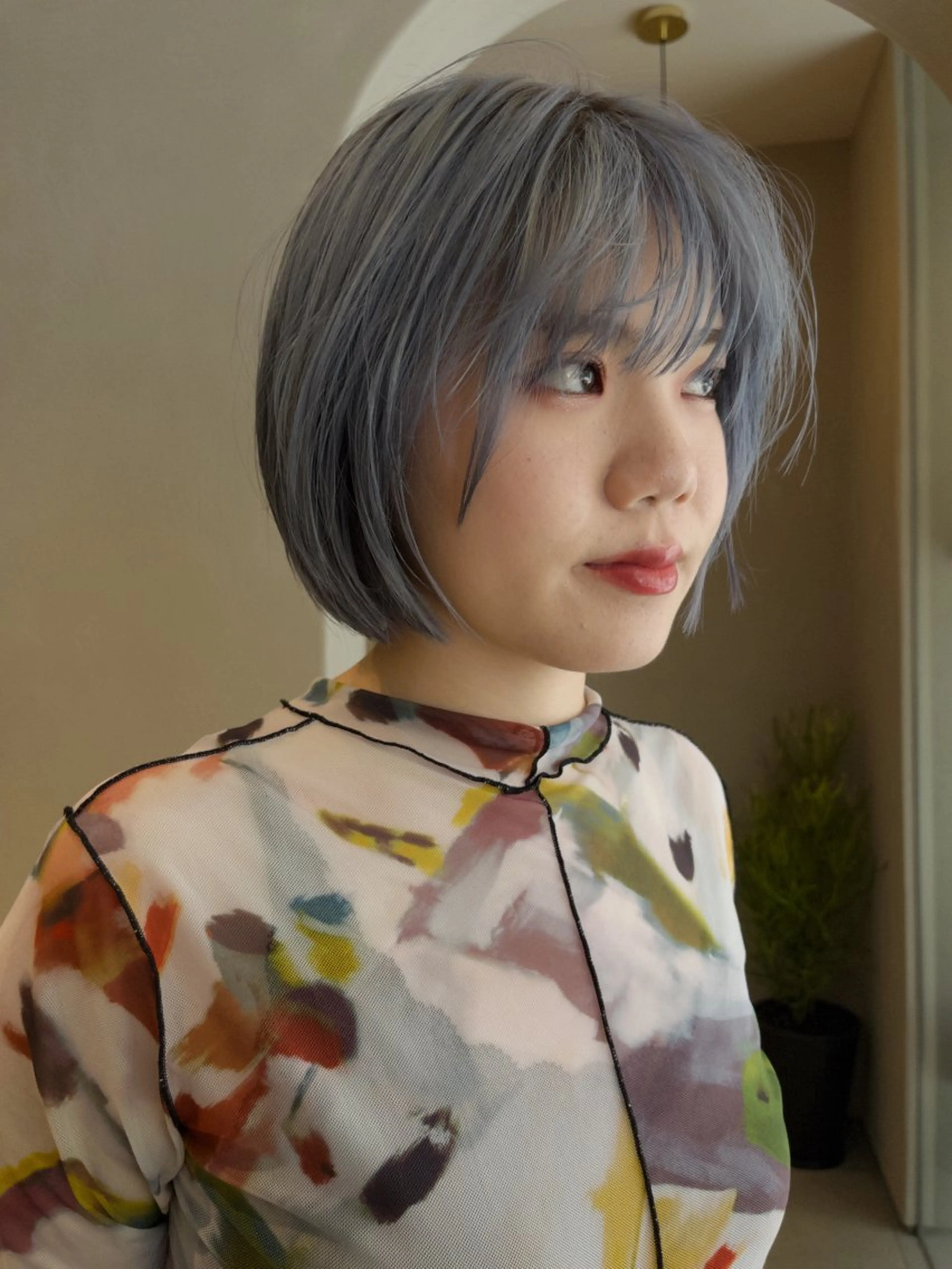 カラー hishida akiho  🩰のヘアスタイル