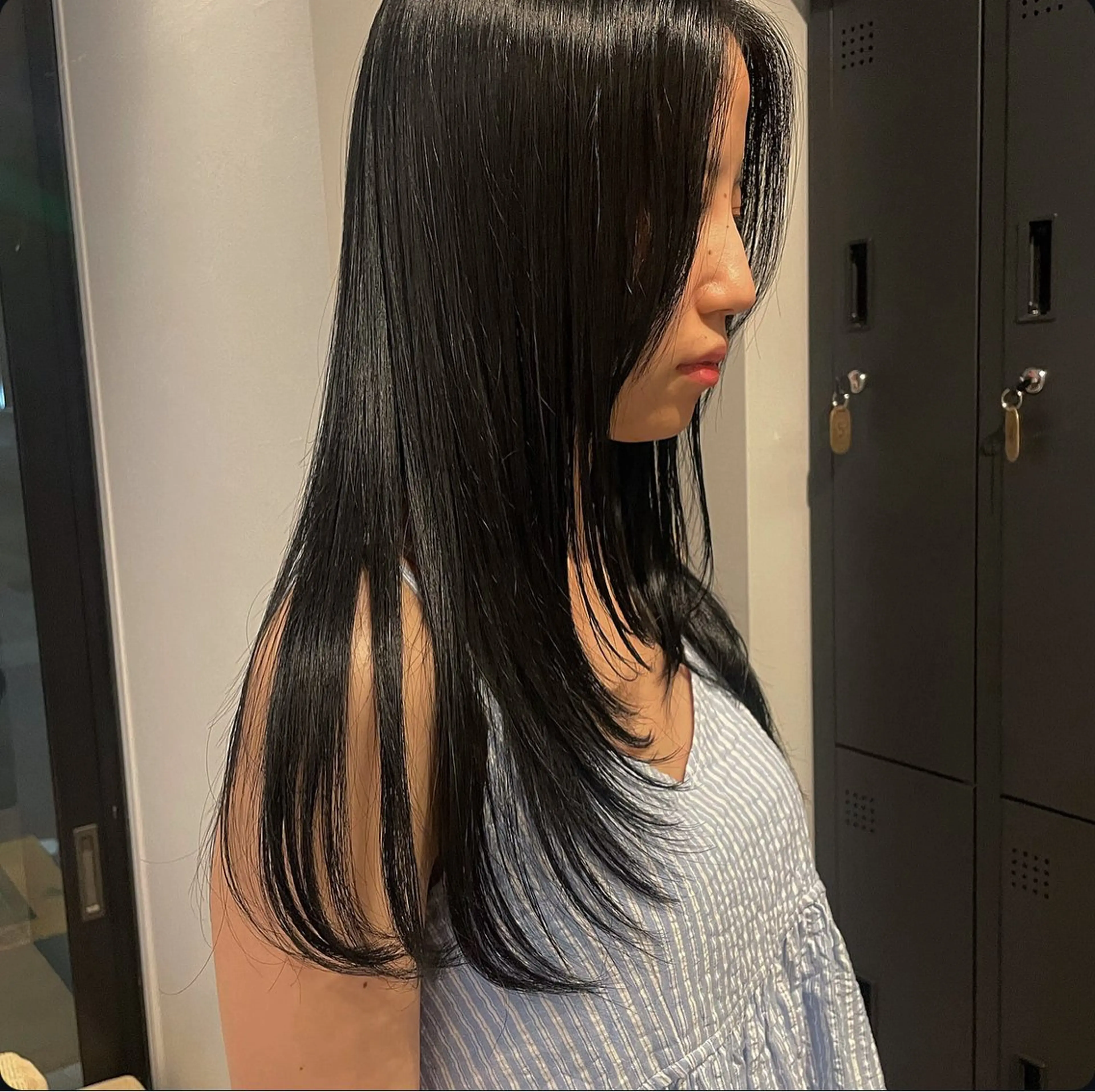 カラー 黒髪 Revie  hair所属・Hiyori/透明感 /ボブ/矢場町のヘアスタイル