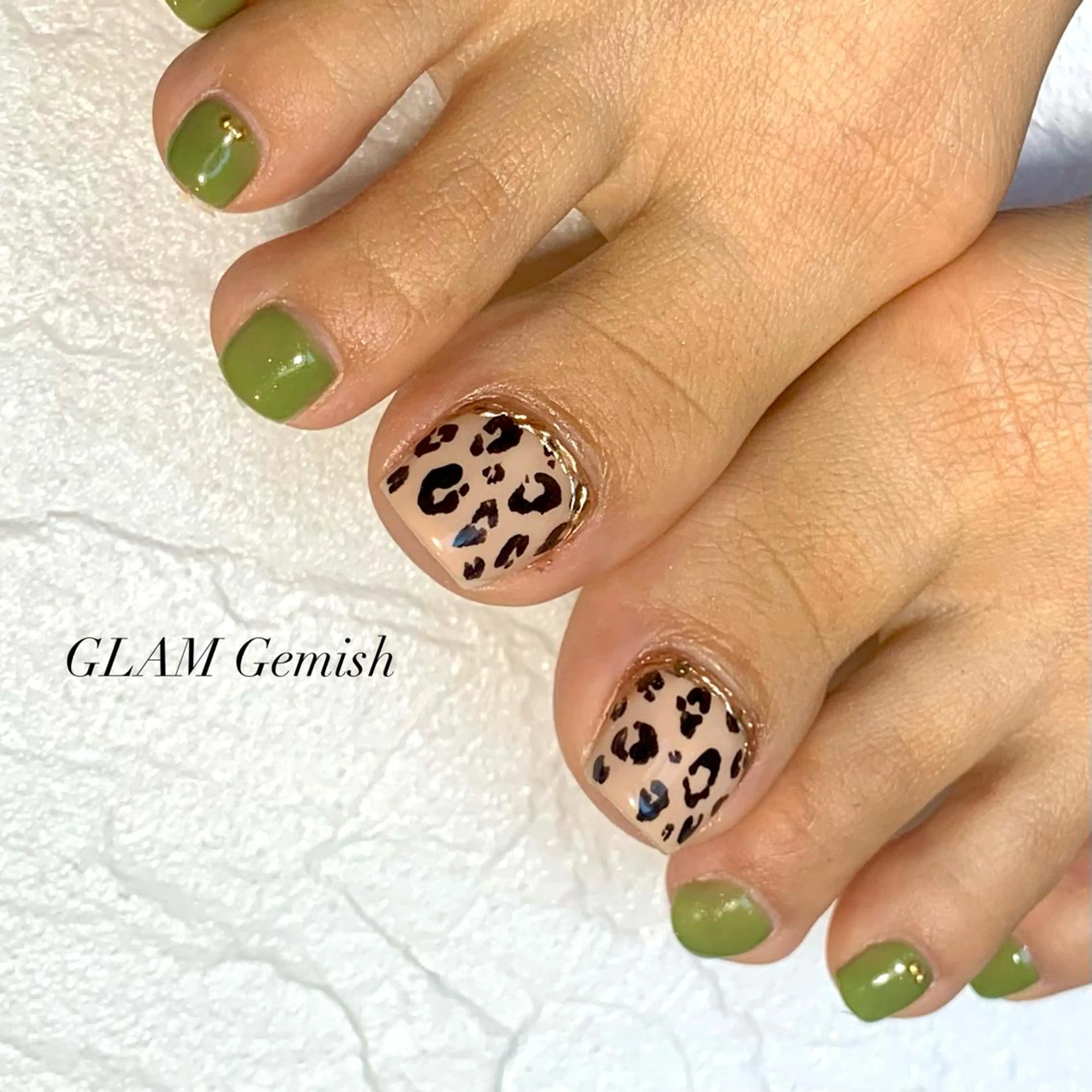 ネイル フットネイル ストーンネイル フットネイル 藤崎 恵梨香のネイルデザイン