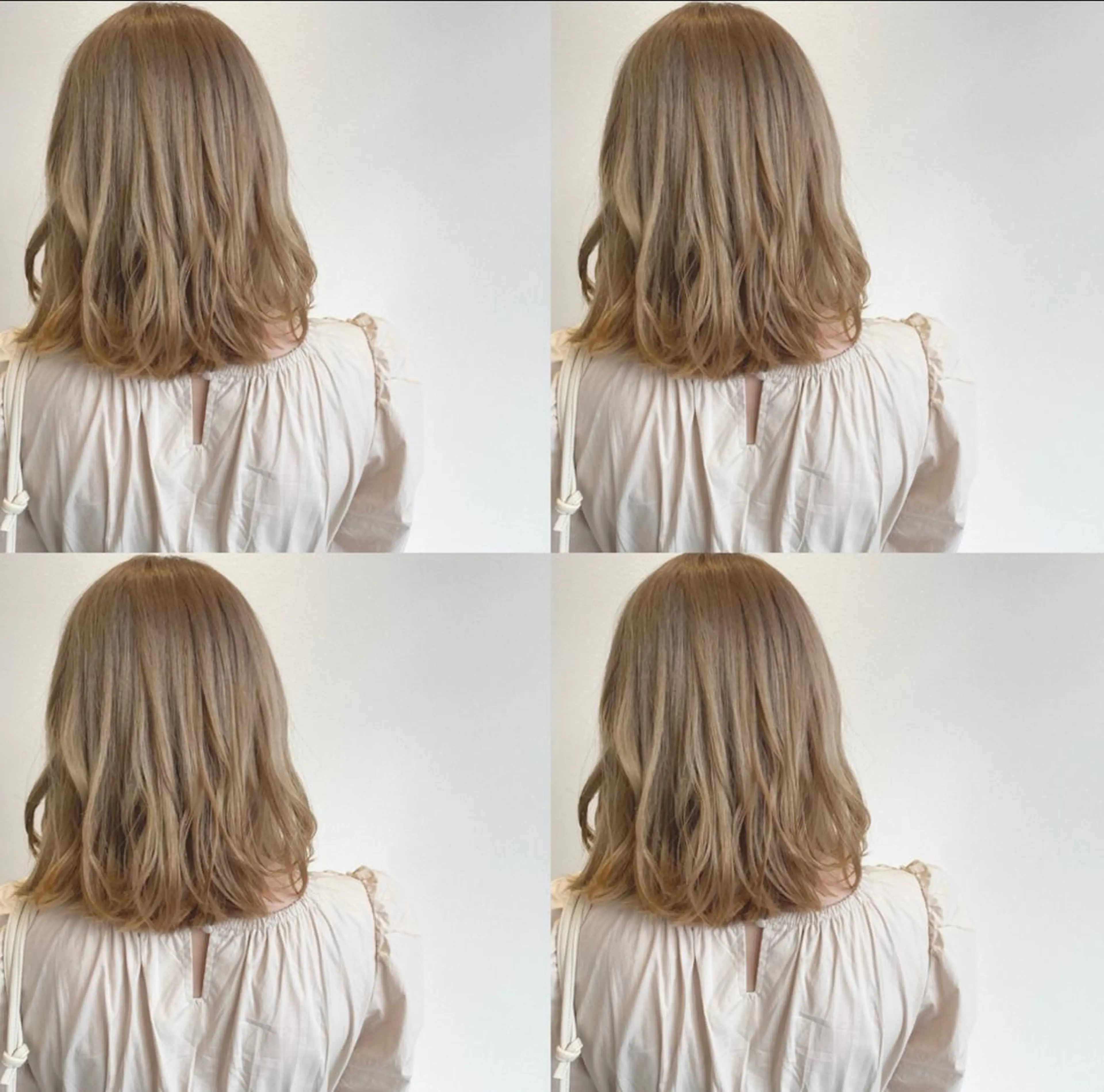 ミディアム カラー 💘韓国カラー💘 クルミのヘアスタイル