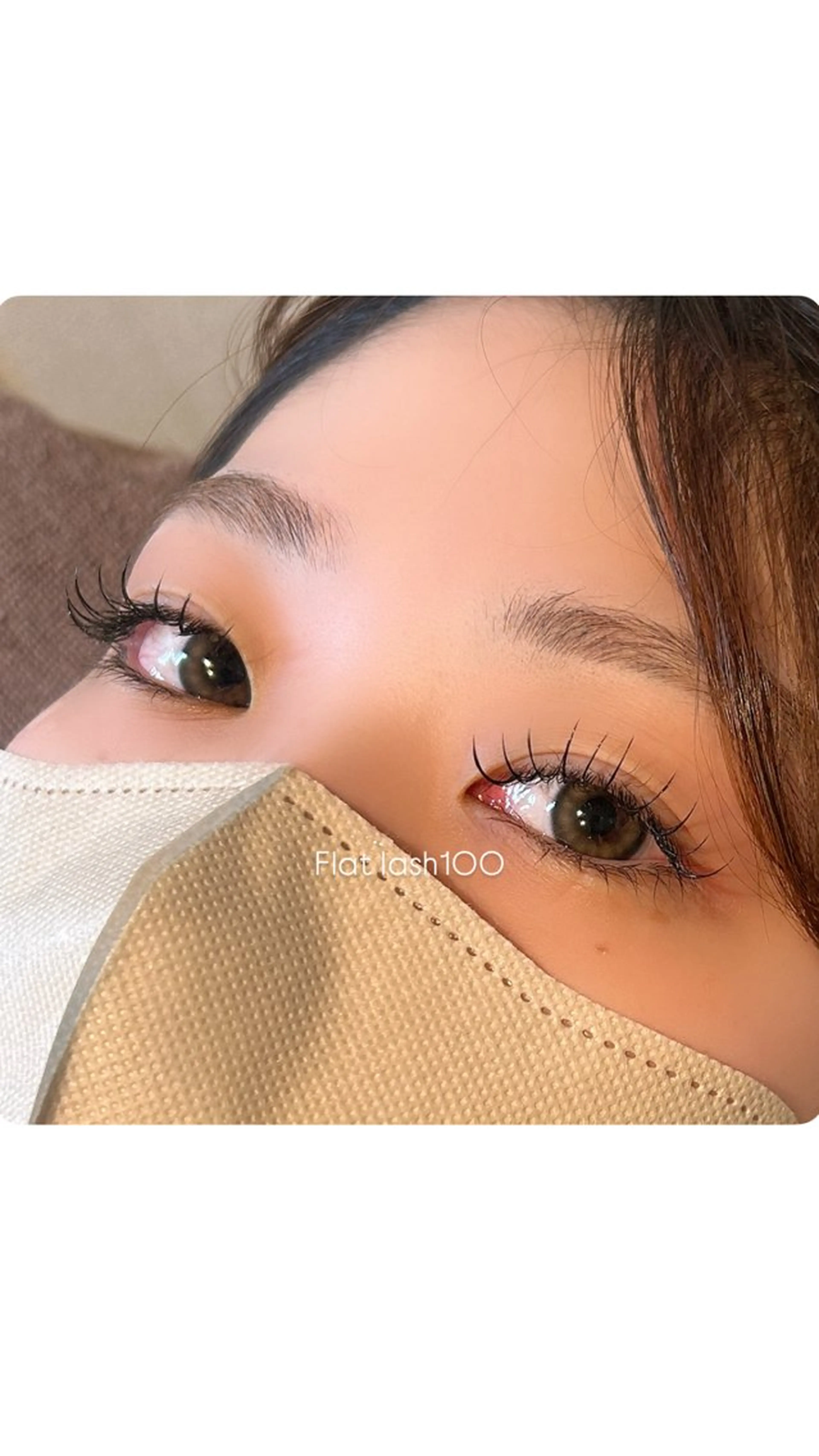 マツエク・マツパ 束感まつ毛 フラットラッシュ diarblue /Yuu🦋⟡.·のマツエク・マツパデザイン