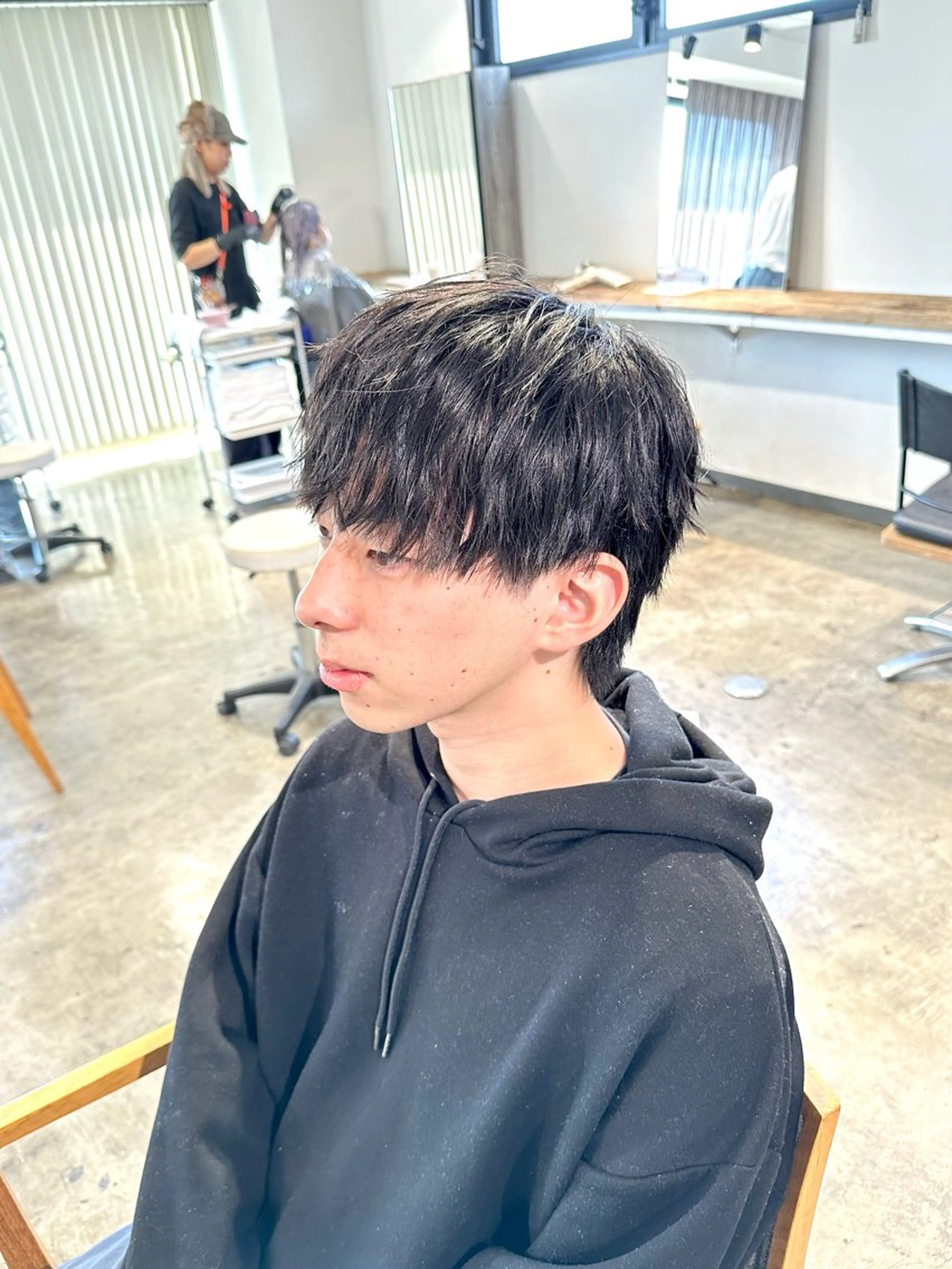 メンズ マッシュウルフ マッシュ メンズウルフカット ウルフカット カット 骨格補正施術/メンズ 専門美容師/YUYAのヘアスタイル